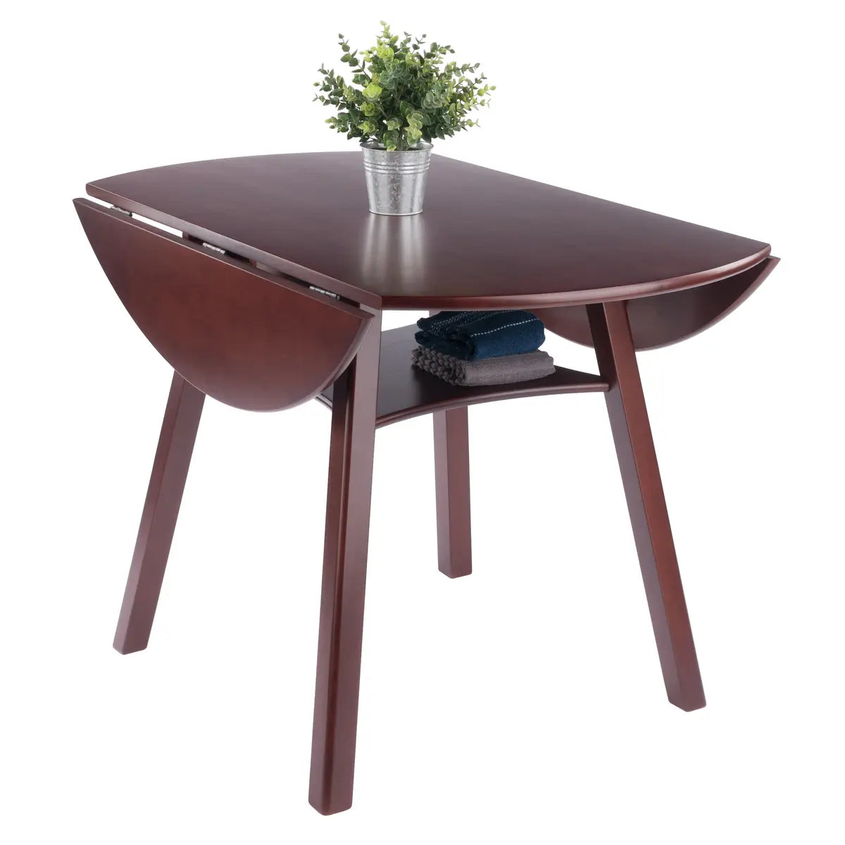 Marbelle Double Drop Leaf Dining Table, Walnut