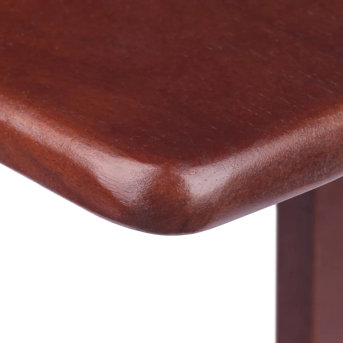 Riley Snack Table Rack, Walnut Finish