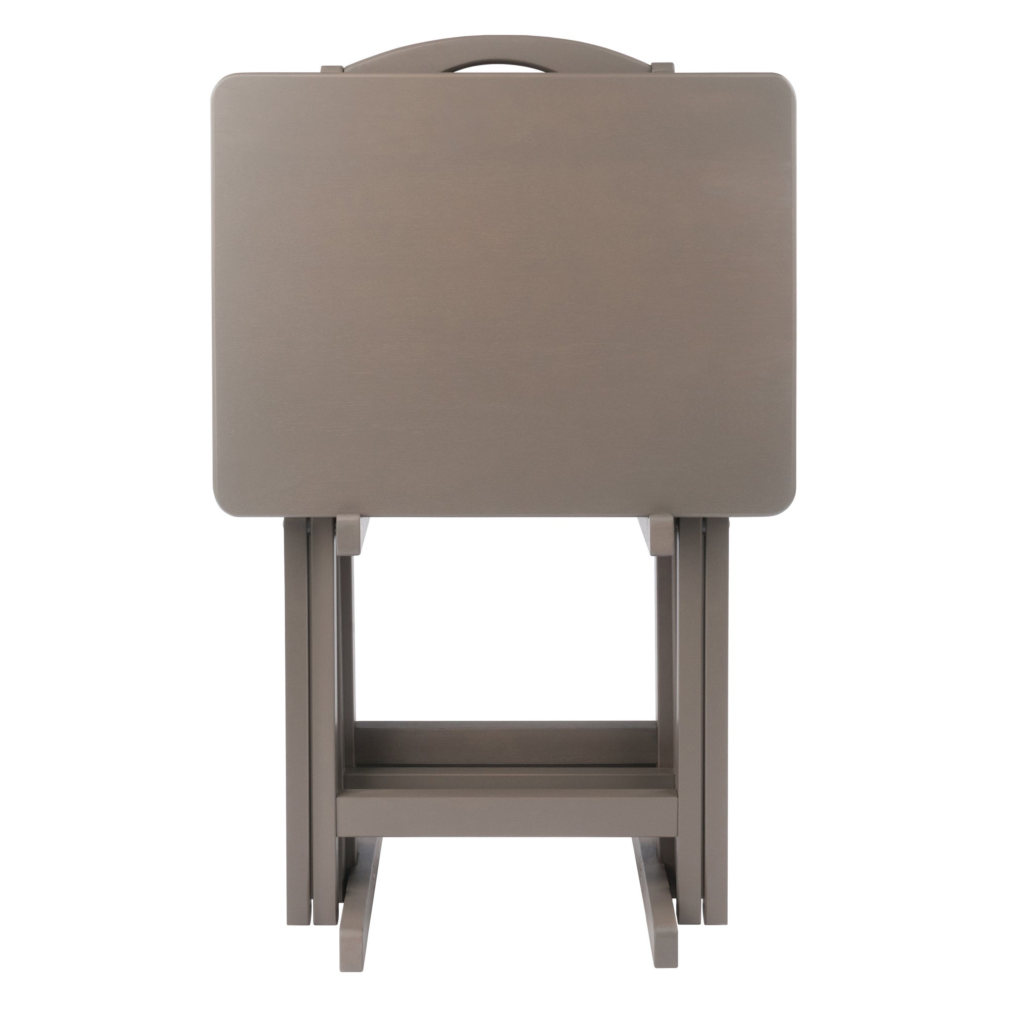 Alex 5-Pc Snack Table Set, Oyster Gray