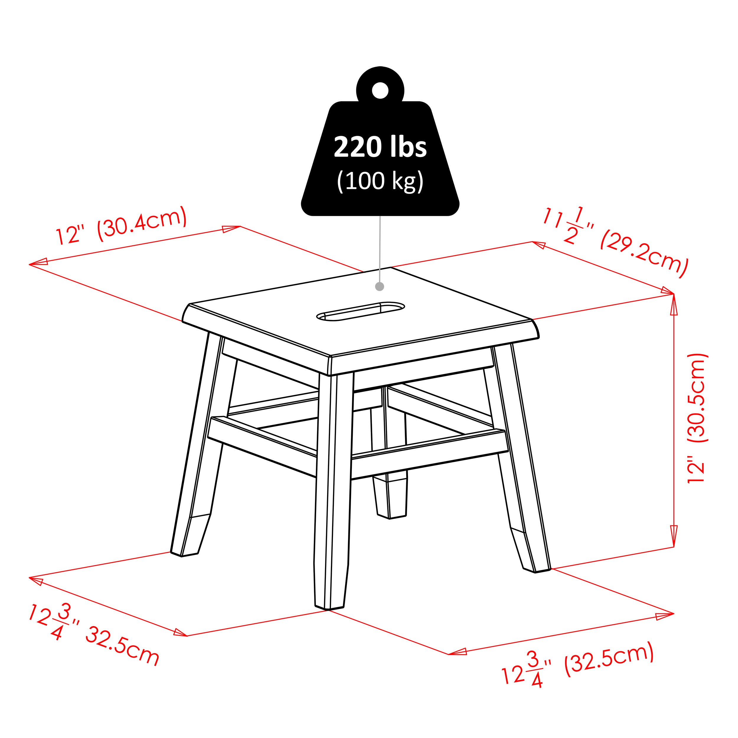 Kaya 2-Pc Conductor Stool Set, Coffee
