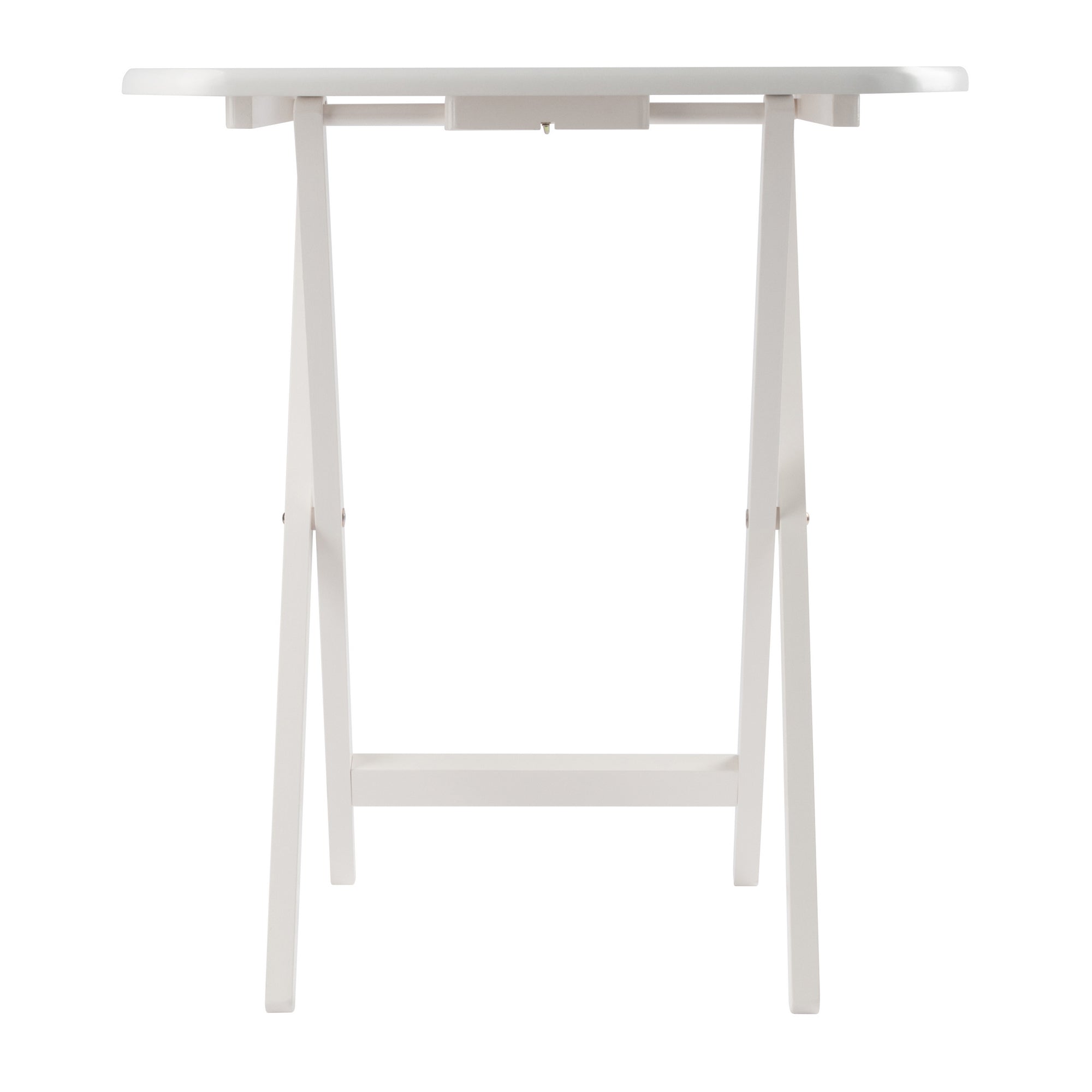 Corbett 5-Pc Oversized Snack Table Set, White
