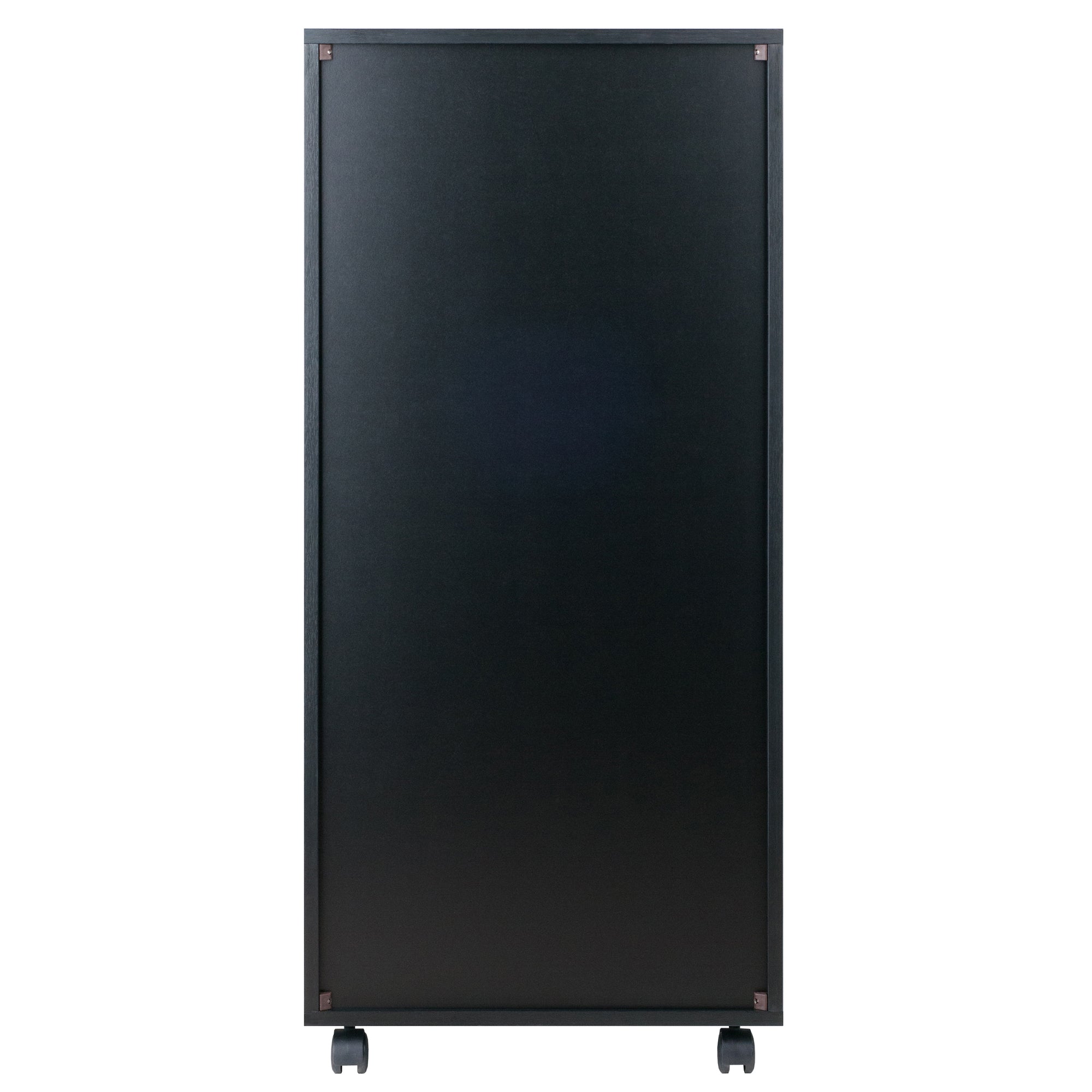 Halifax 5-Drawer Storage Mobile Cabinet, Black