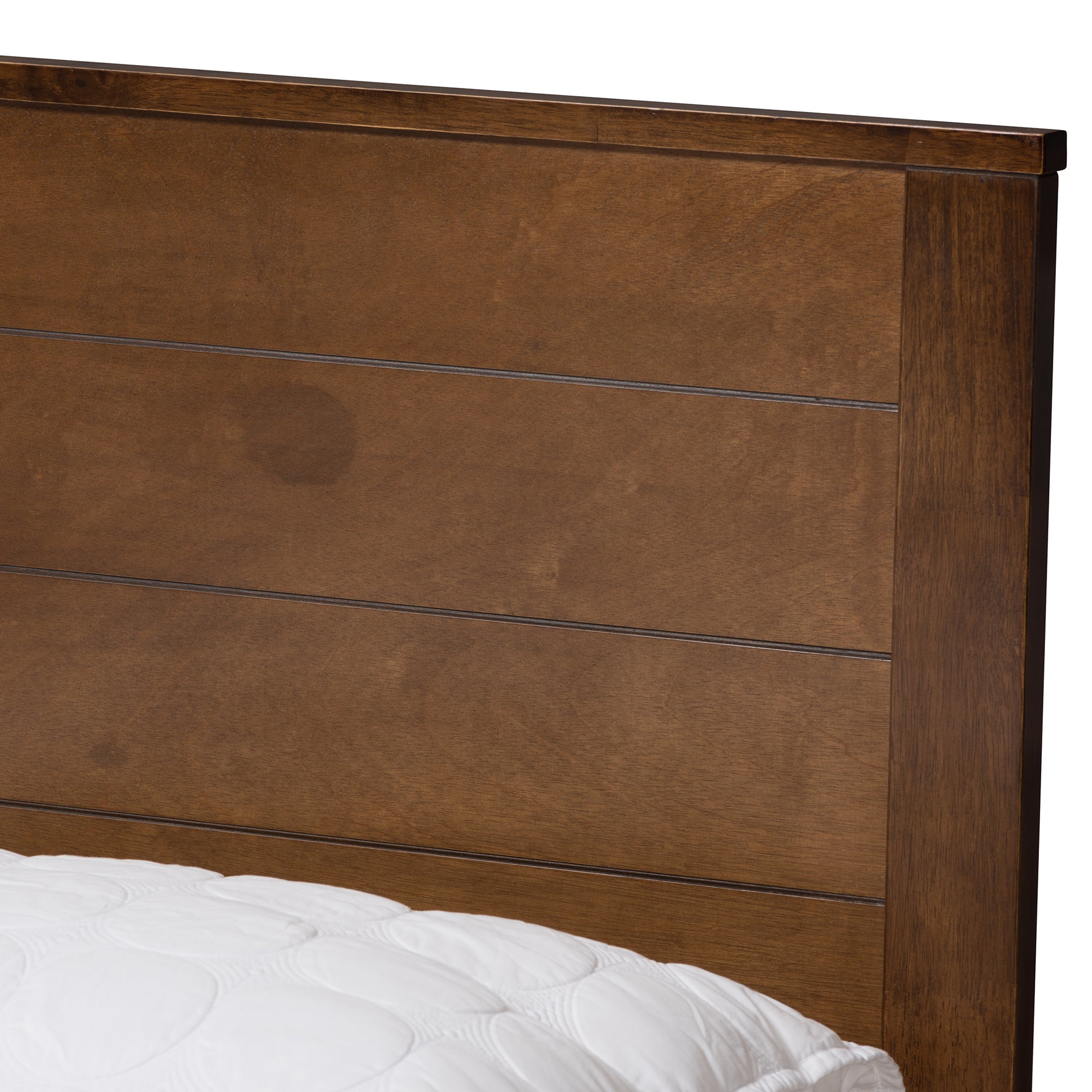 Catalina Modern Classic Mission Style Brown-Finished Wood Full Platform Bed