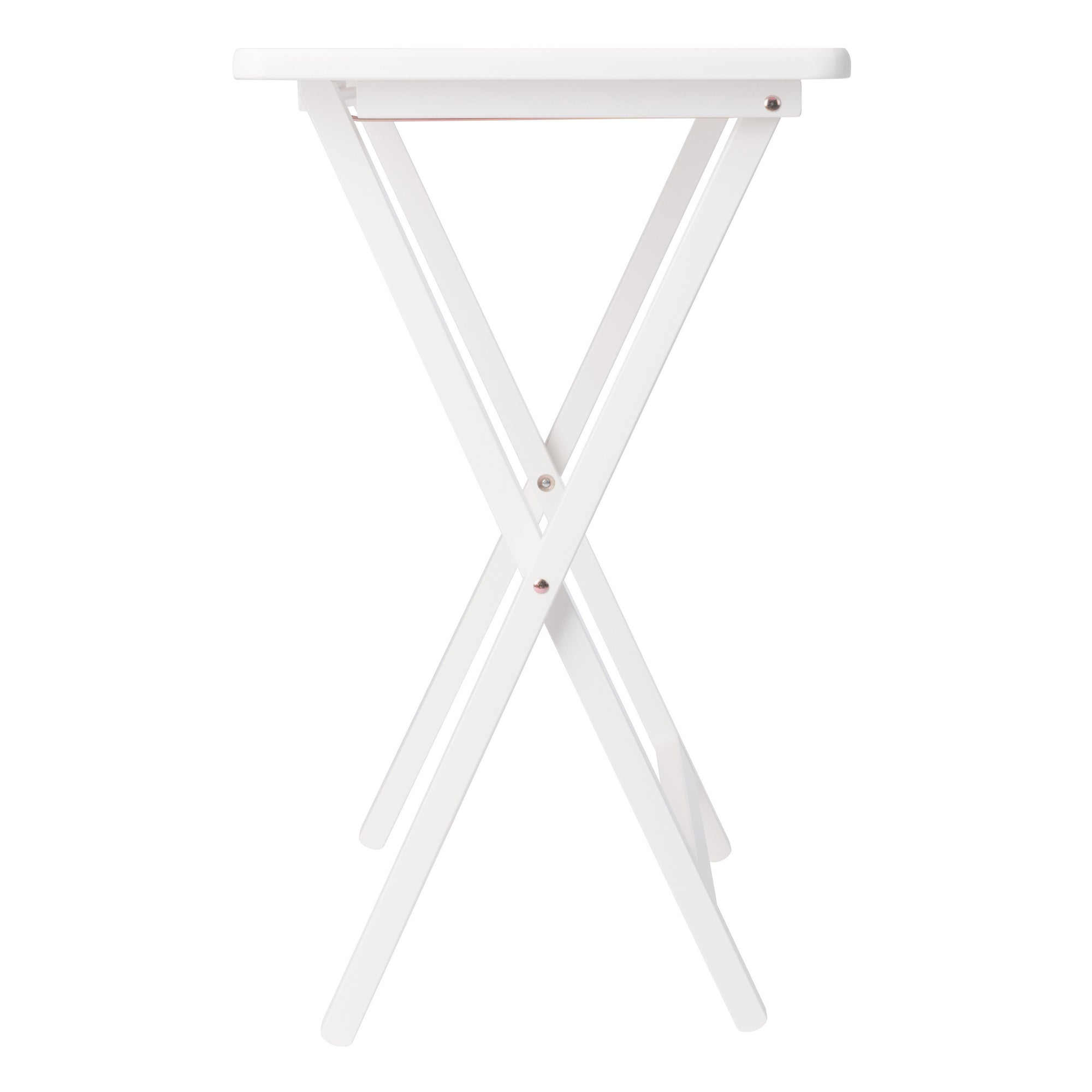 Alex 5-Pc Snack Table Set, White