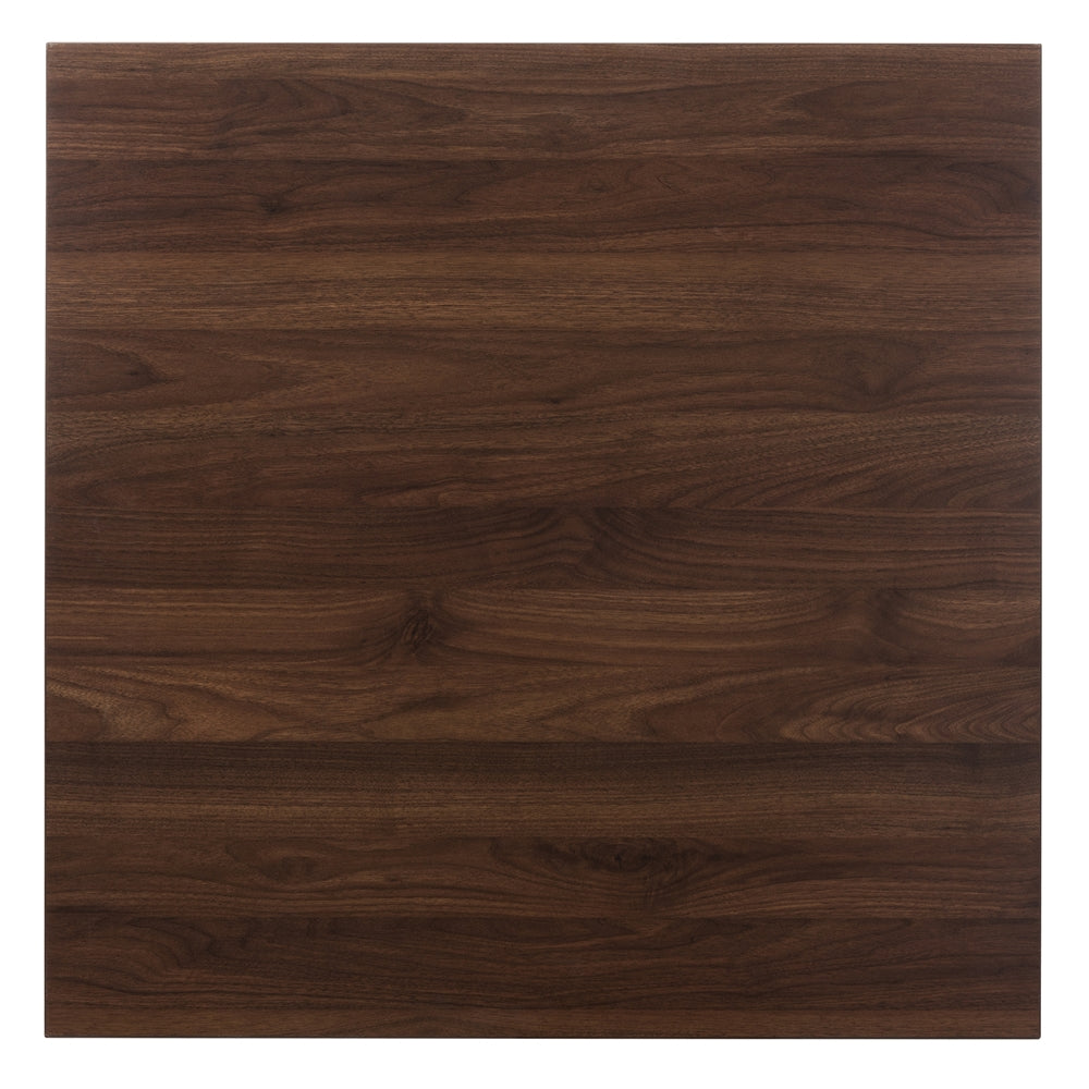 Lovy Modern and Contemporary Walnut-Finished 5-Piece Dining Set