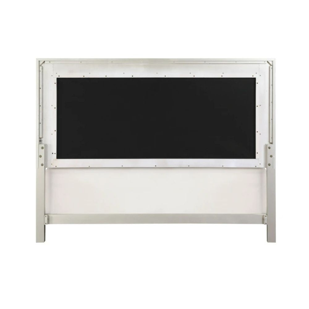 Thakur Sliverfluff California King Bed – Champagne LED & Storage