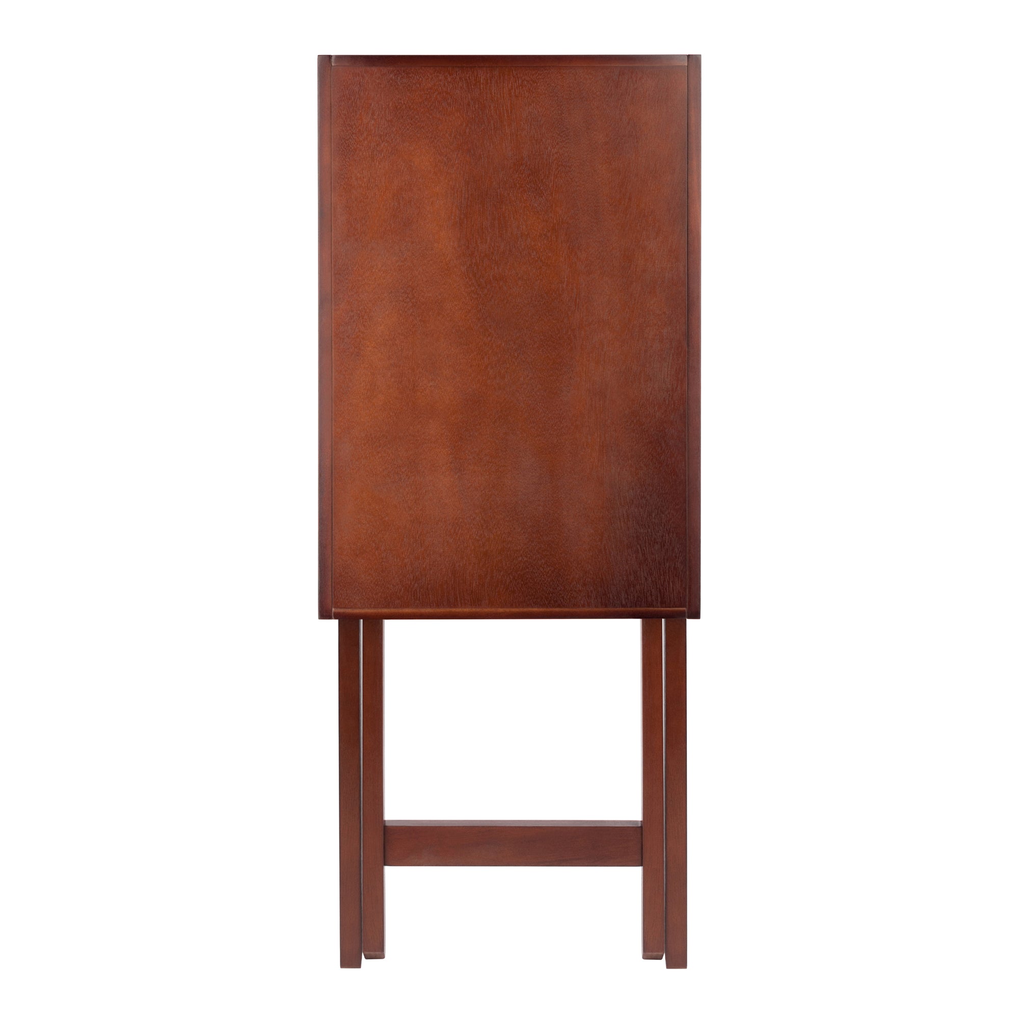 Devon Butler TV Table with Serving Tray, Walnut
