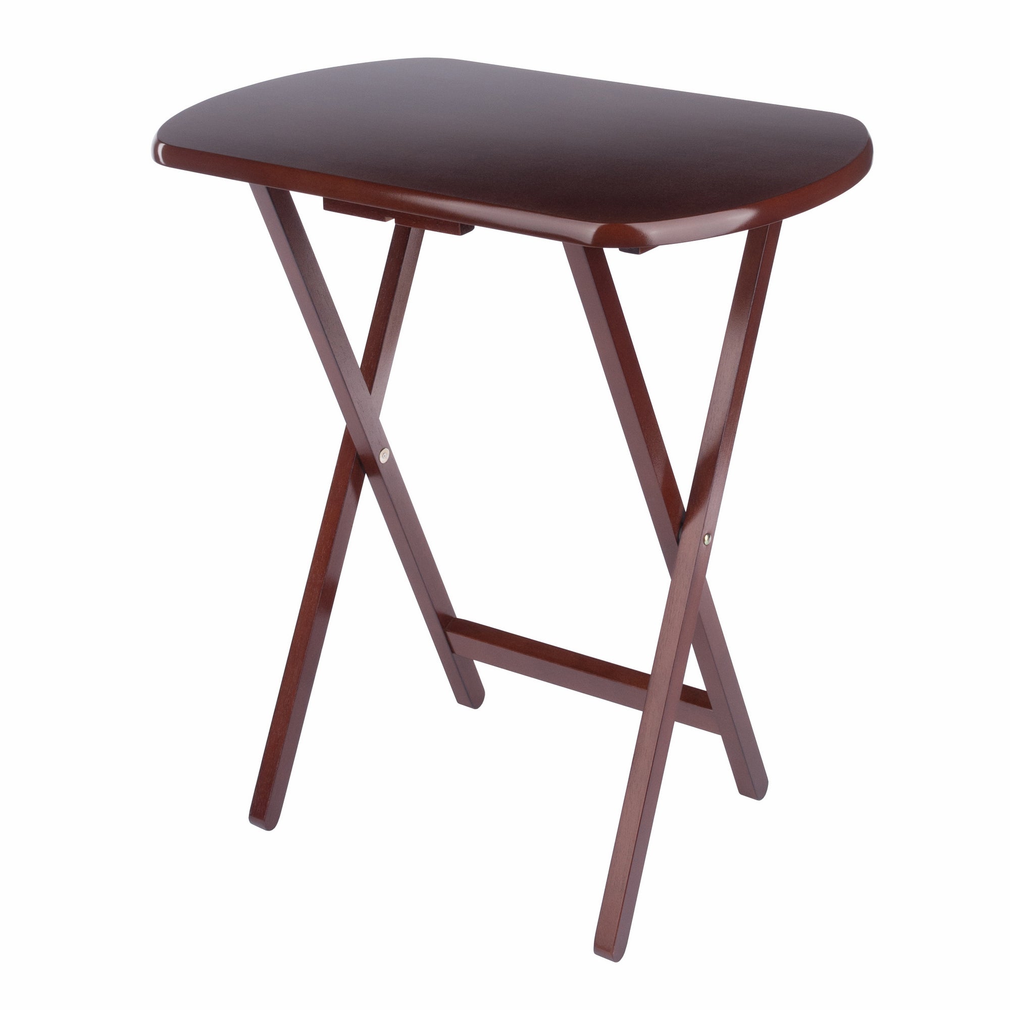 Corbett 2-Pc Oversized Snack Tables, Walnut