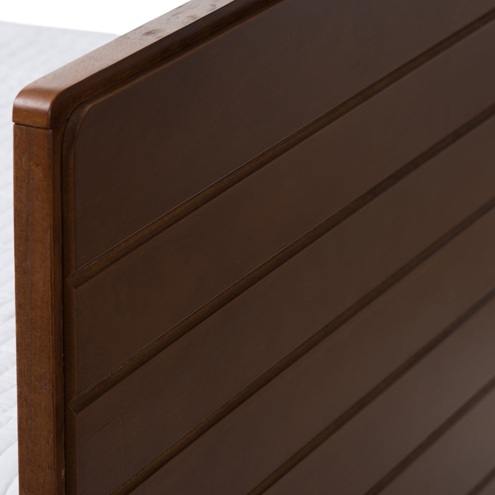 Linna Walnut Brown-Finished Daybed With Trundle