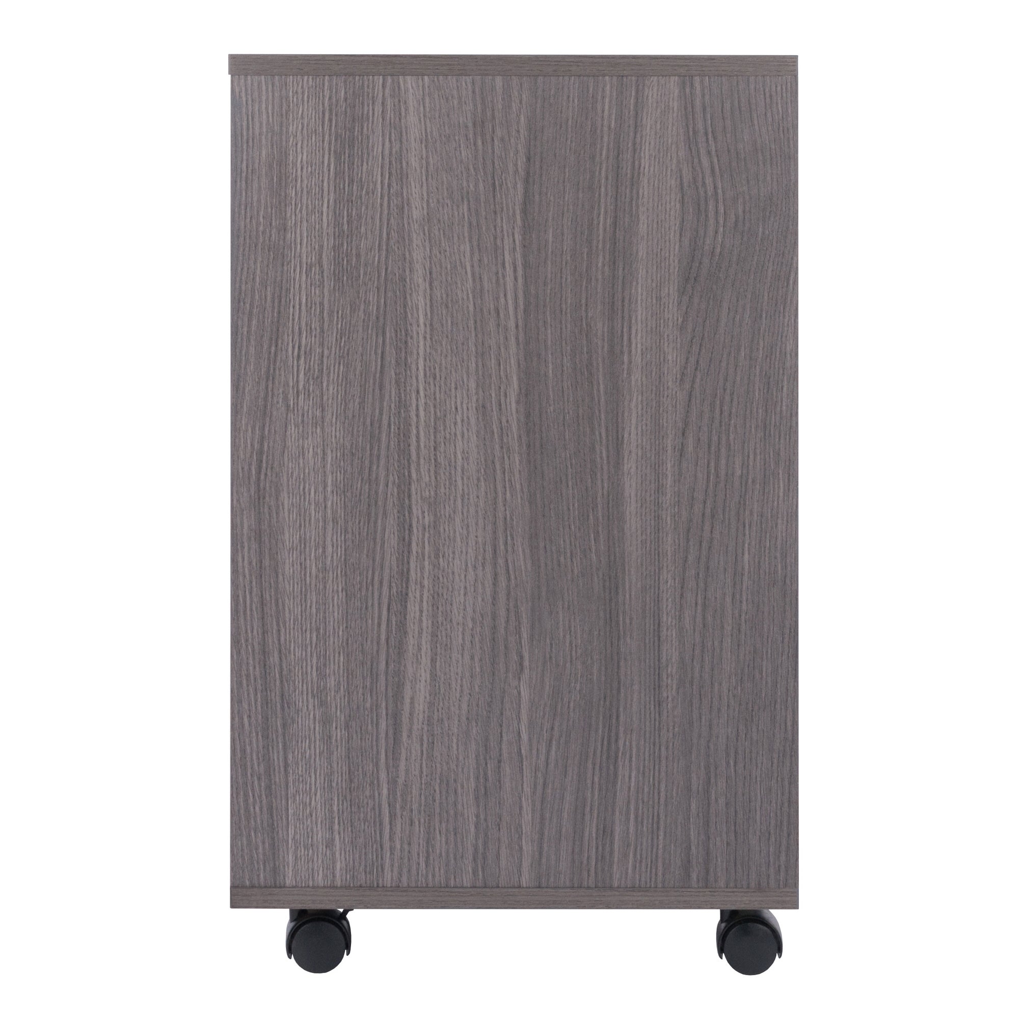 Halifax 3-Section Multi-Storage Mobile Cabinet, Charcoal