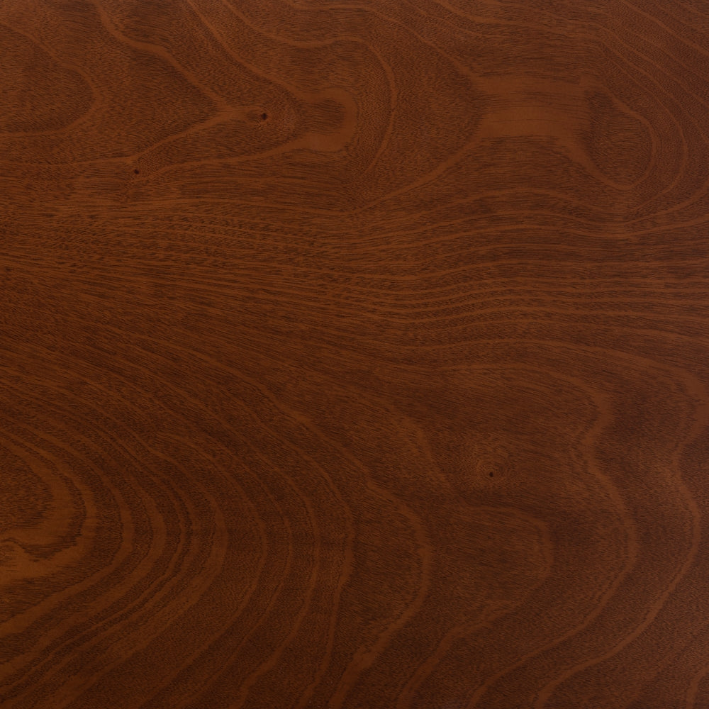 Abilene Mid-Century Walnut Finished and Fabric Upholstered 5-Piece Dining Set