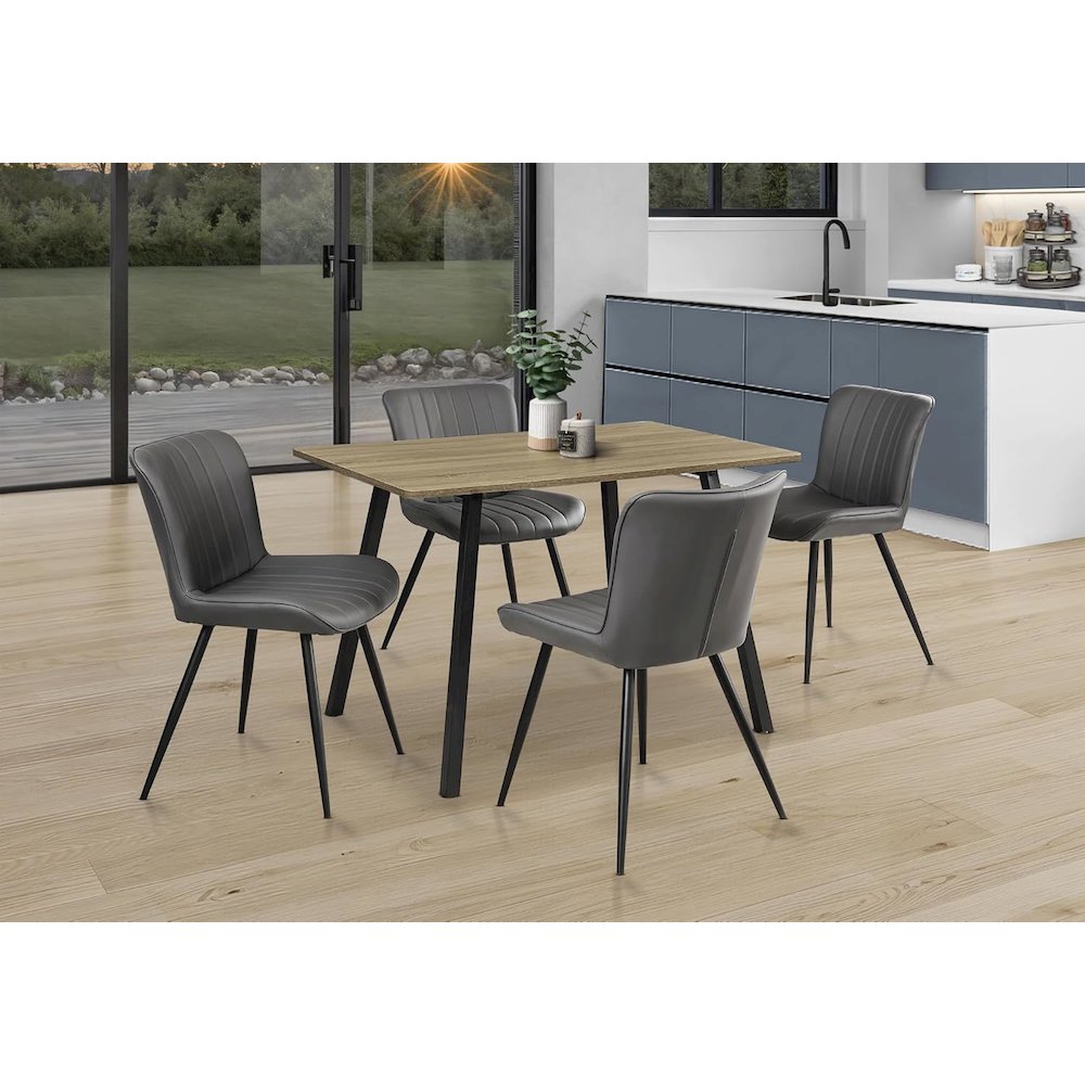 Gomer - Dining Chair 33" Height Dining Room Kitchen Upholstered Side Set