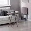 Alex 2-Pc Snack Tables, Oyster Gray