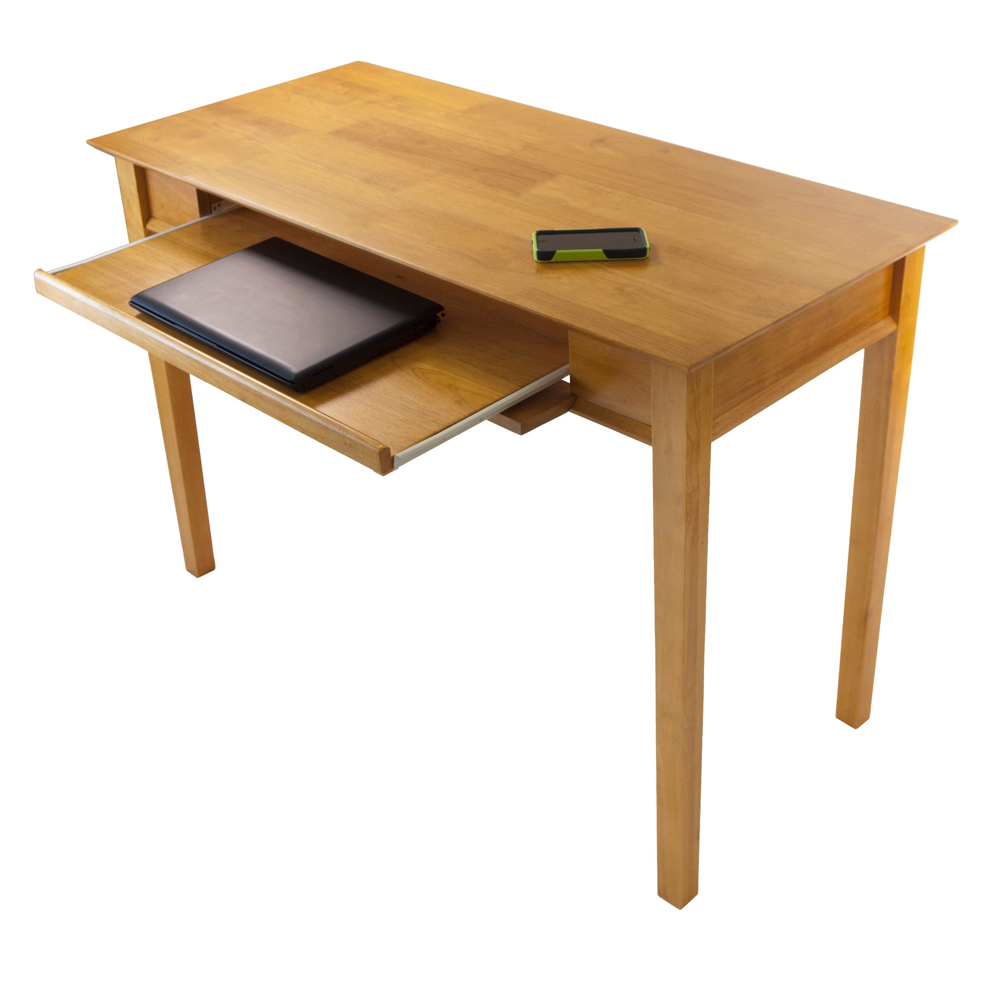 Studio Home Office Computer Desk, Honey