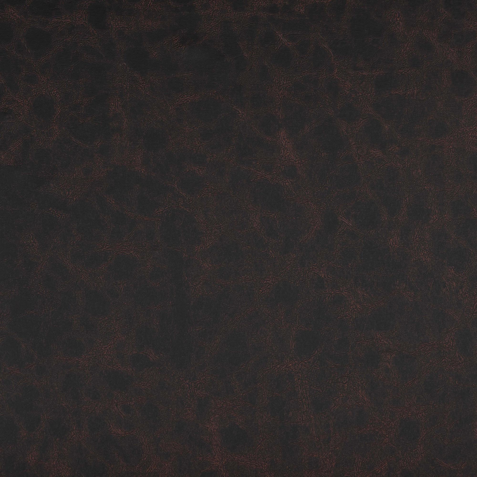 Charlier Rustic Antique Inspired Dark Brown Faux Leather Upholstered Wood Storage Ottoman with Book Spine Drawer