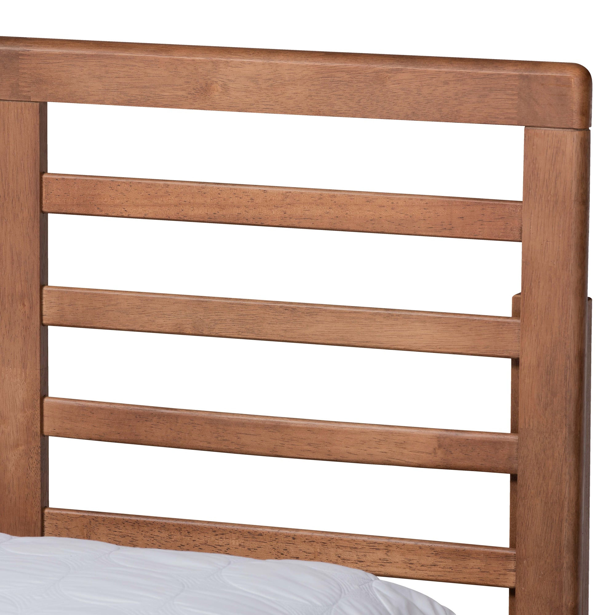 Piera Modern Design Ash Walnut Finish Full Size Bed 3-Drawer Storage Bed