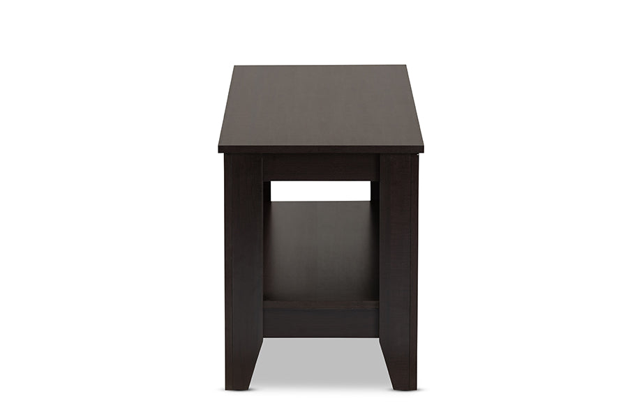 Elada Modern and Contemporary Wenge Finished Wood Coffee Table