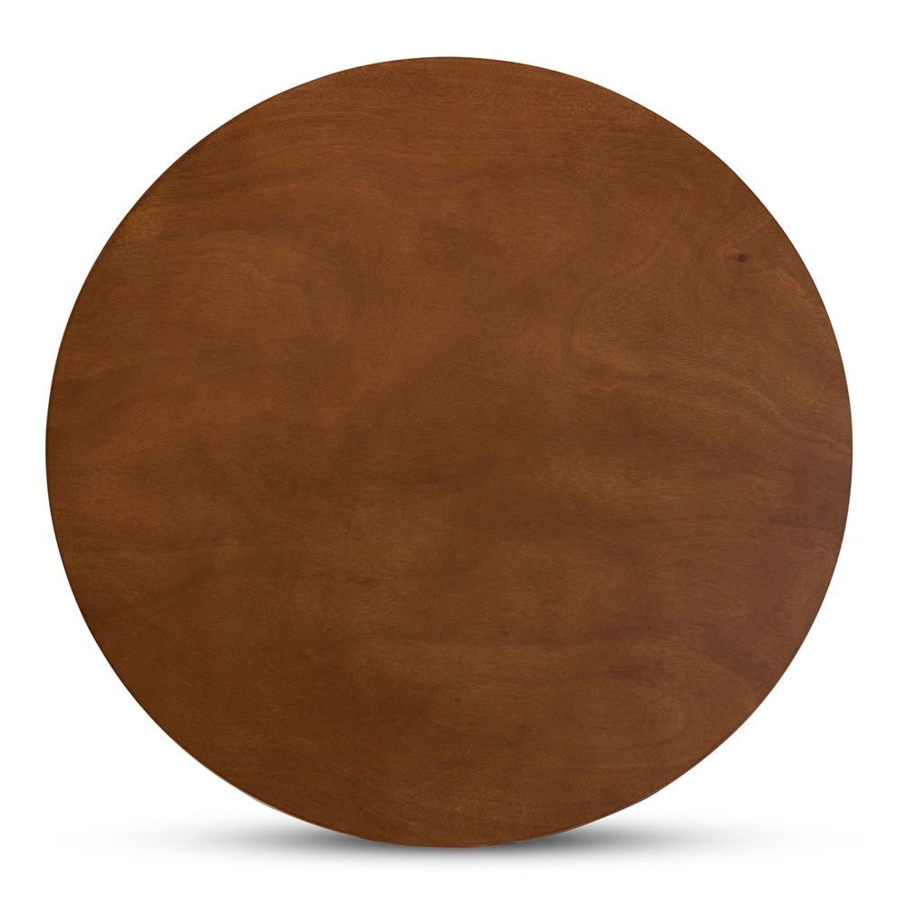 Elena Modern and Contemporary Grey Fabric Upholstered and Walnut Brown Finished Wood 5-Piece Dining Set