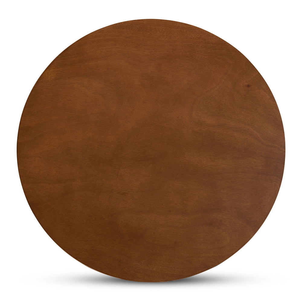 Jessie Modern and Contemporary Grey Fabric Upholstered and Walnut Brown Finished Wood 5-Piece Dining Set