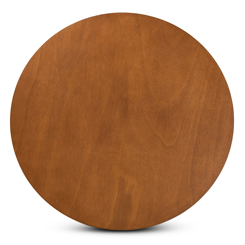 Julie Modern and Contemporary Grey Fabric Upholstered and Walnut Brown Finished Wood 5-Piece Dining Set