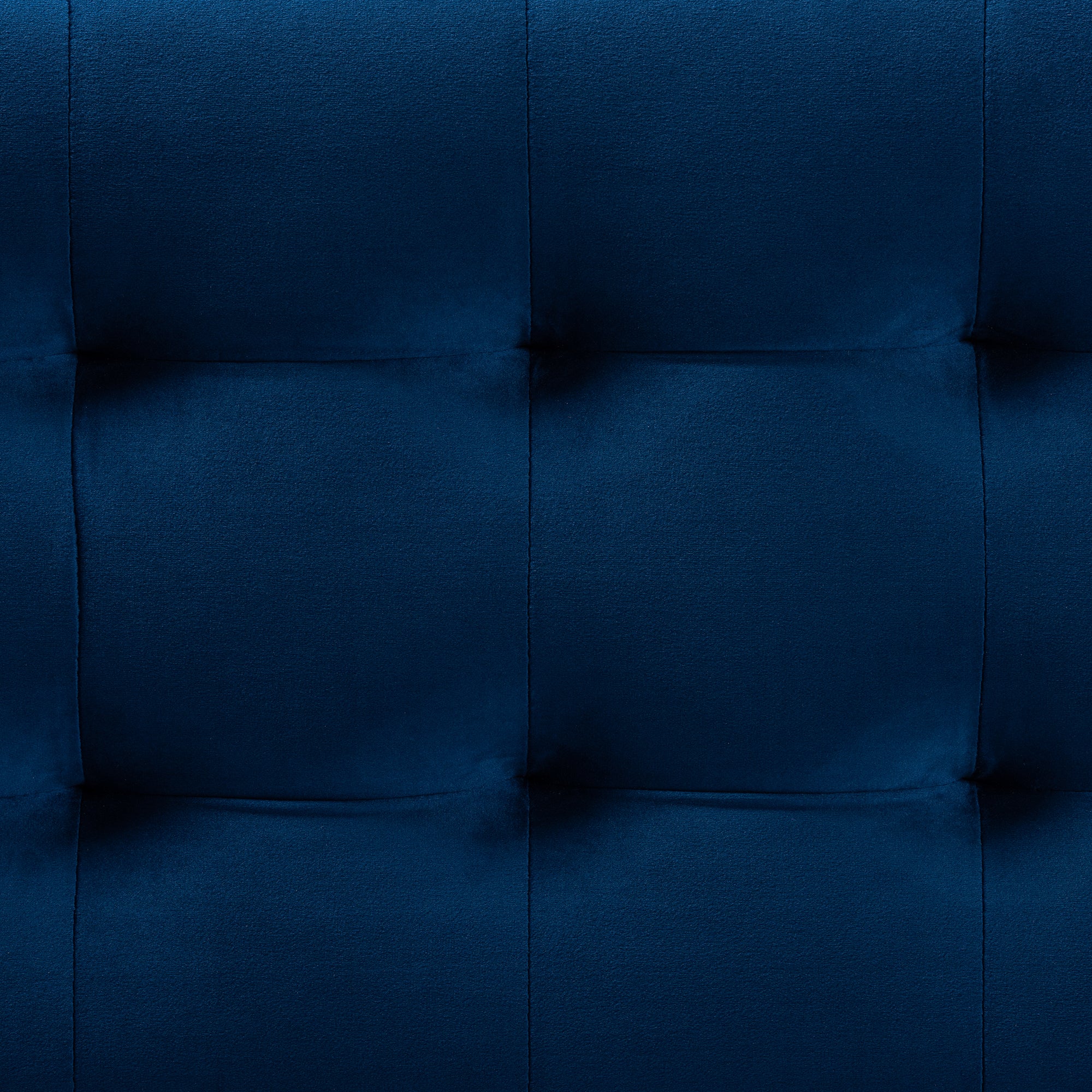 Roanoke Modern and Contemporary Navy Blue Velvet Fabric Upholstered Grid-Tufted Storage Ottoman Bench
