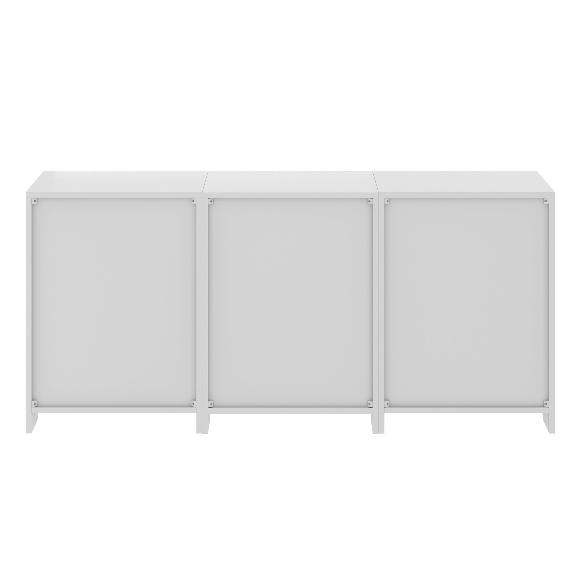 Nova 3-Pc Storage Cabinet Set, White