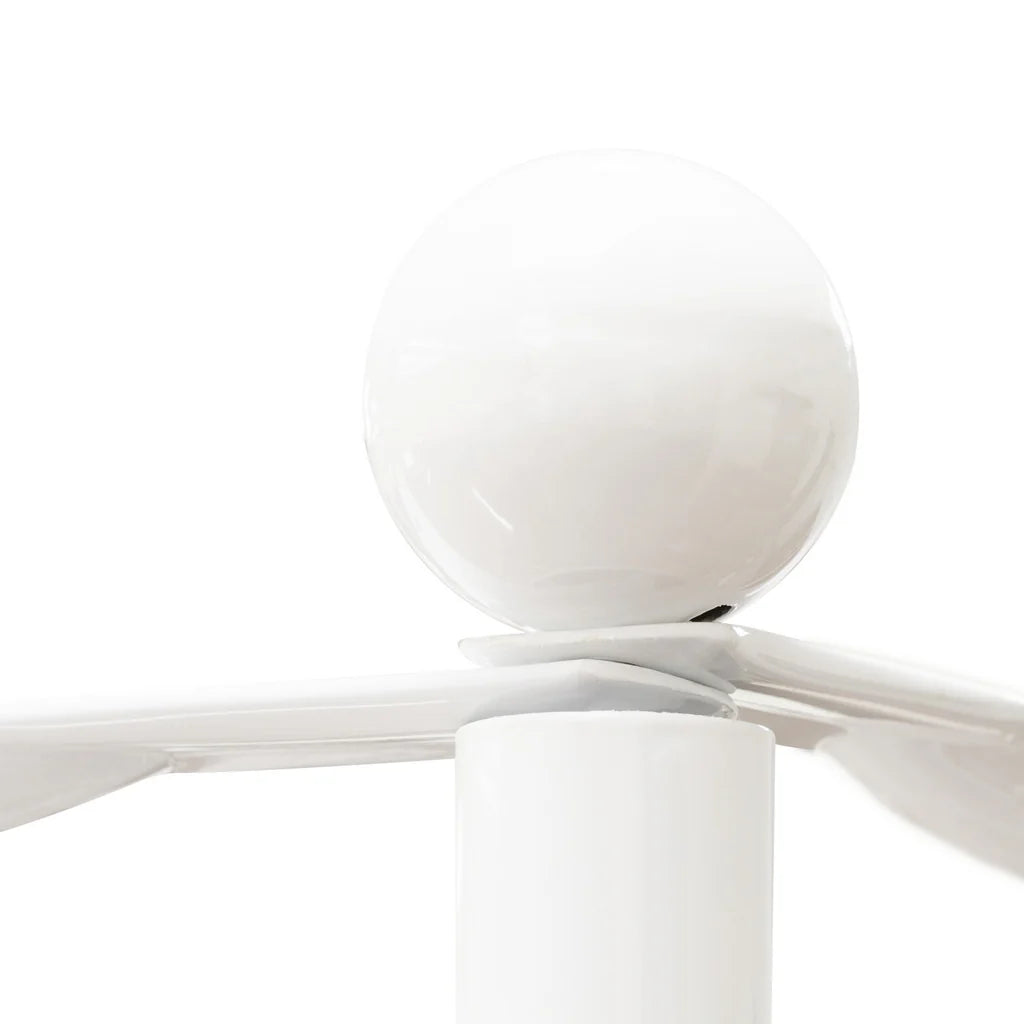 Canopy Anniston Queen White Metal Canopy Bed – Luxurious Style with Headboard & Footboard