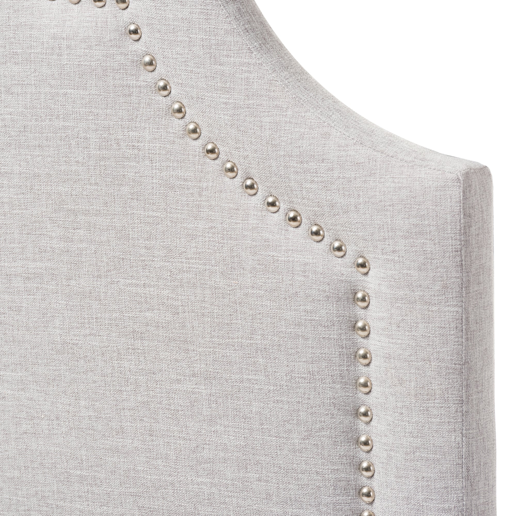 Baxton Studio Rita Modern and Contemporary Grayish Beige Fabric Upholstered Twin Size Headboard