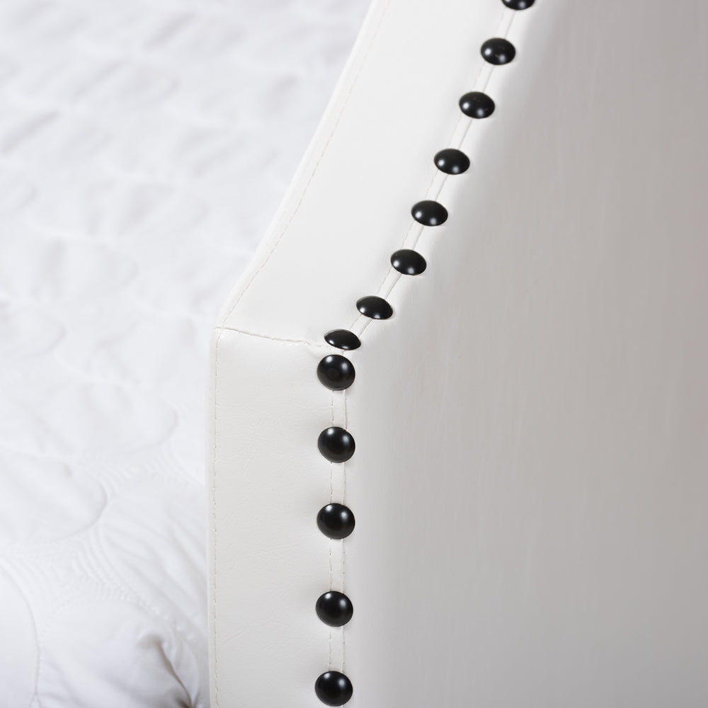 Shaelynn Alessia Collection Grey Fabric Upholstered Daybed – Contemporary Twin Bed with Trundle