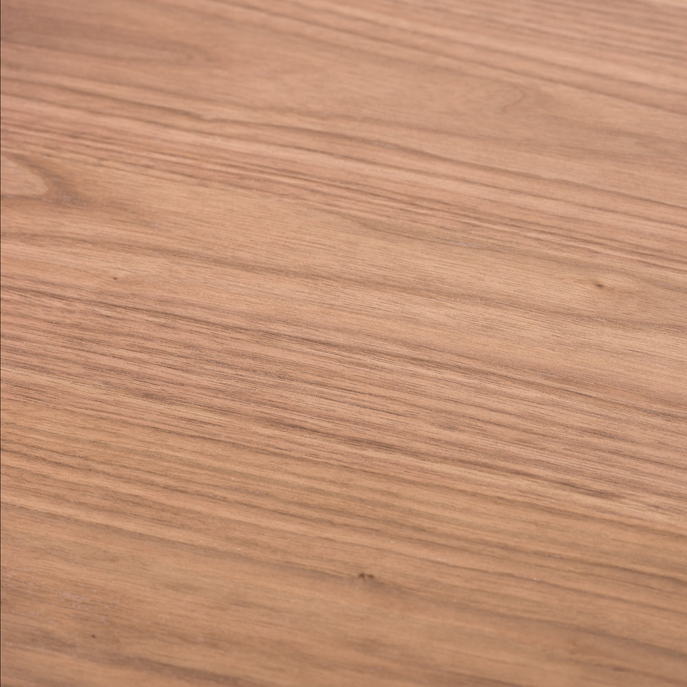 Dahlia Mid-Century Modern Walnut Wood End Table