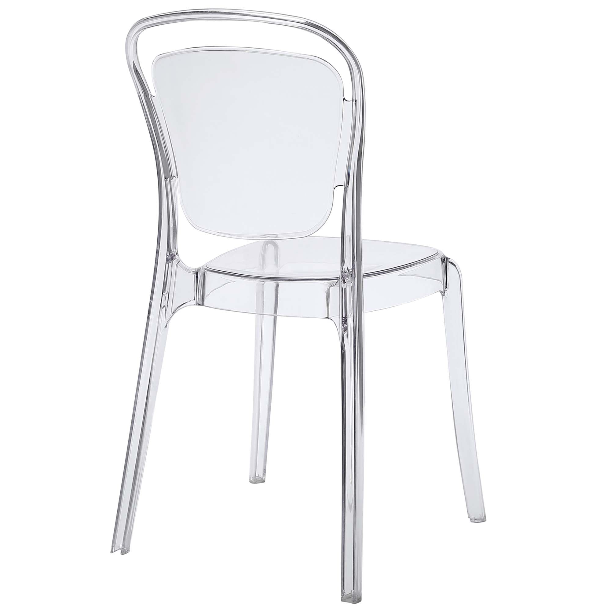 Entreat Dining Side Chair, Clear