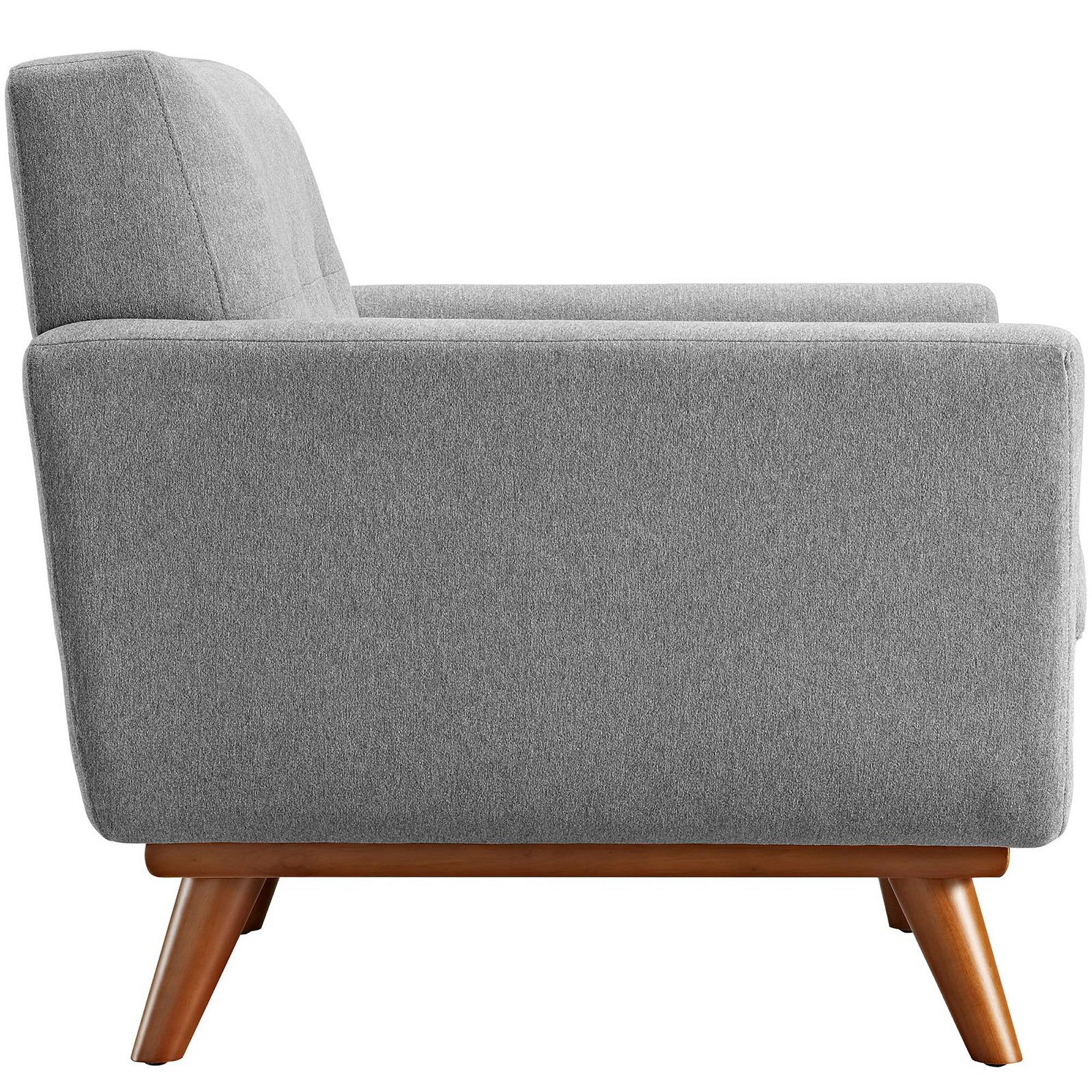 Engage Upholstered Fabric Armchair, Expectation Gray