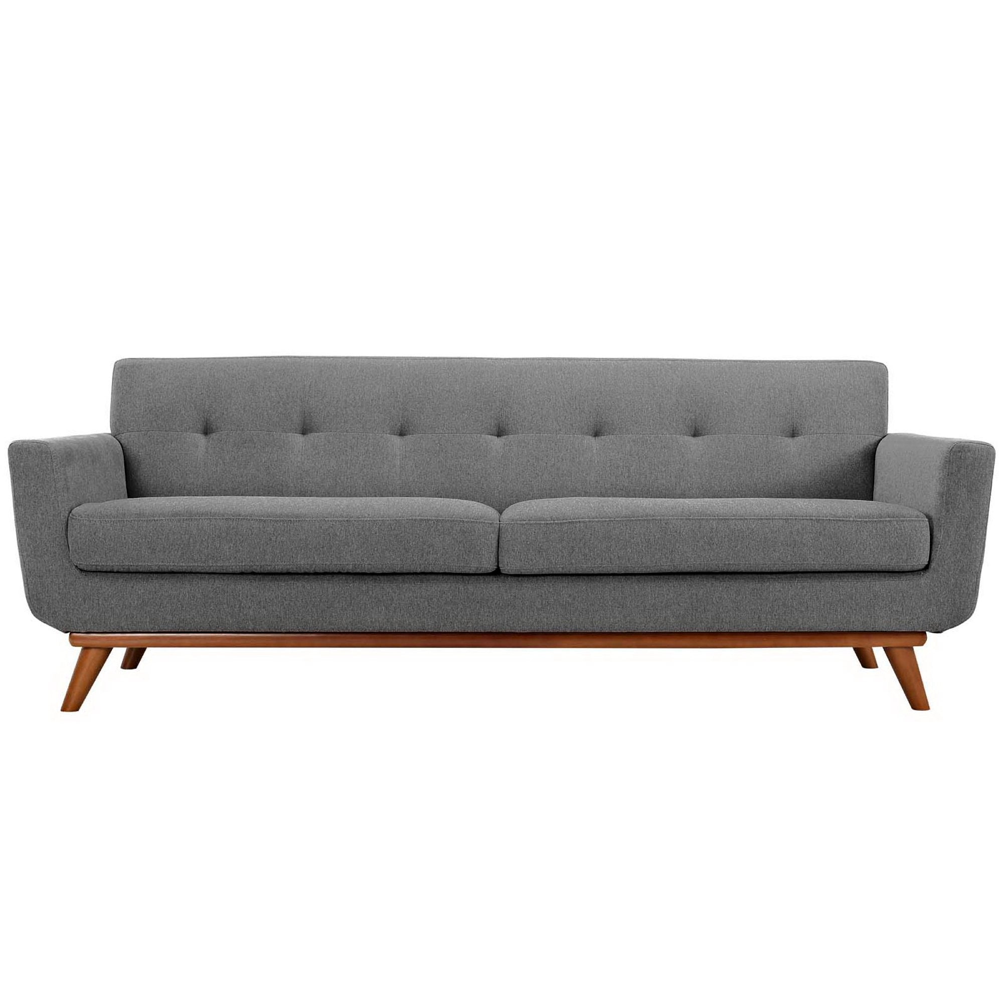 Engage Upholstered Fabric Sofa, Expectation Gray