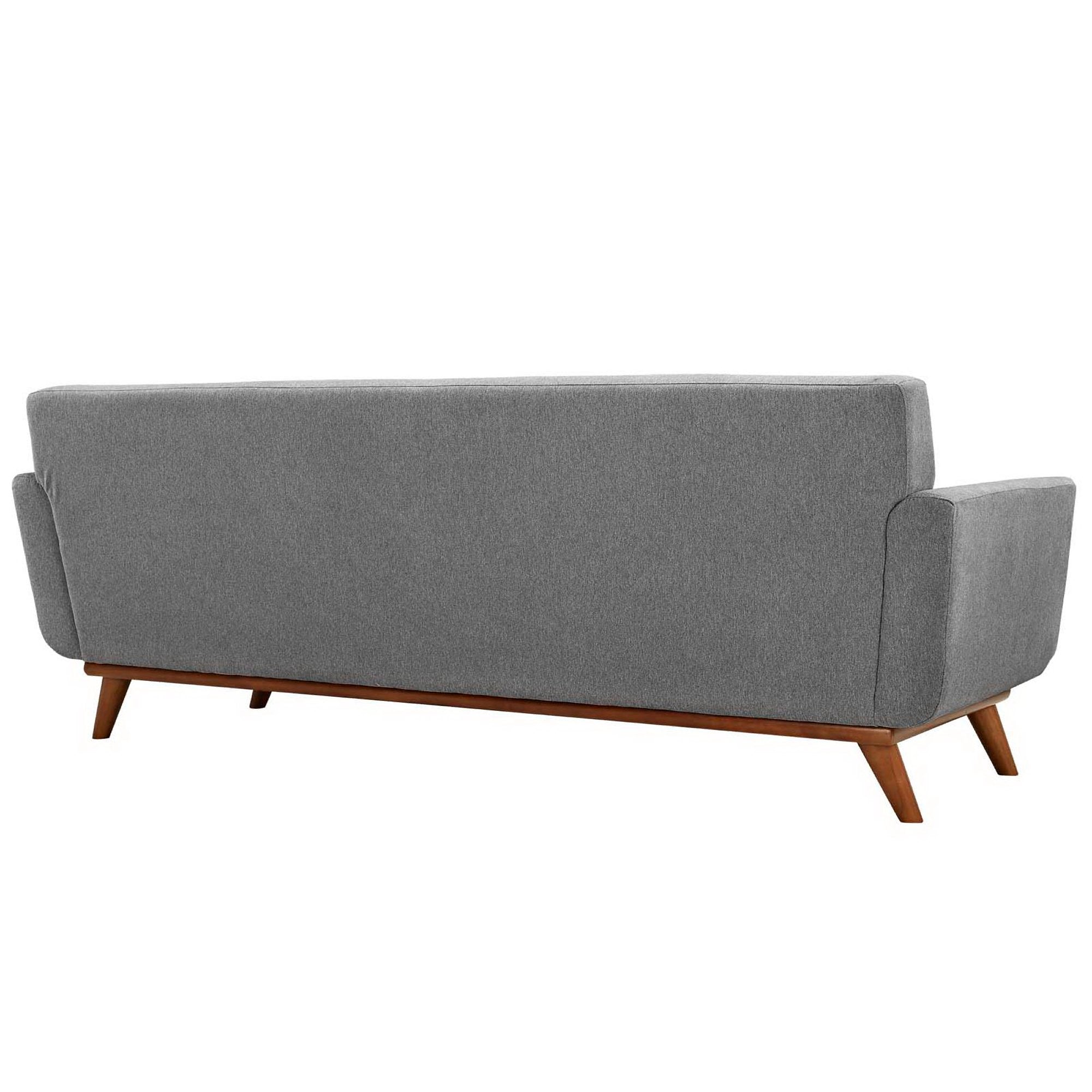 Engage Upholstered Fabric Sofa, Expectation Gray