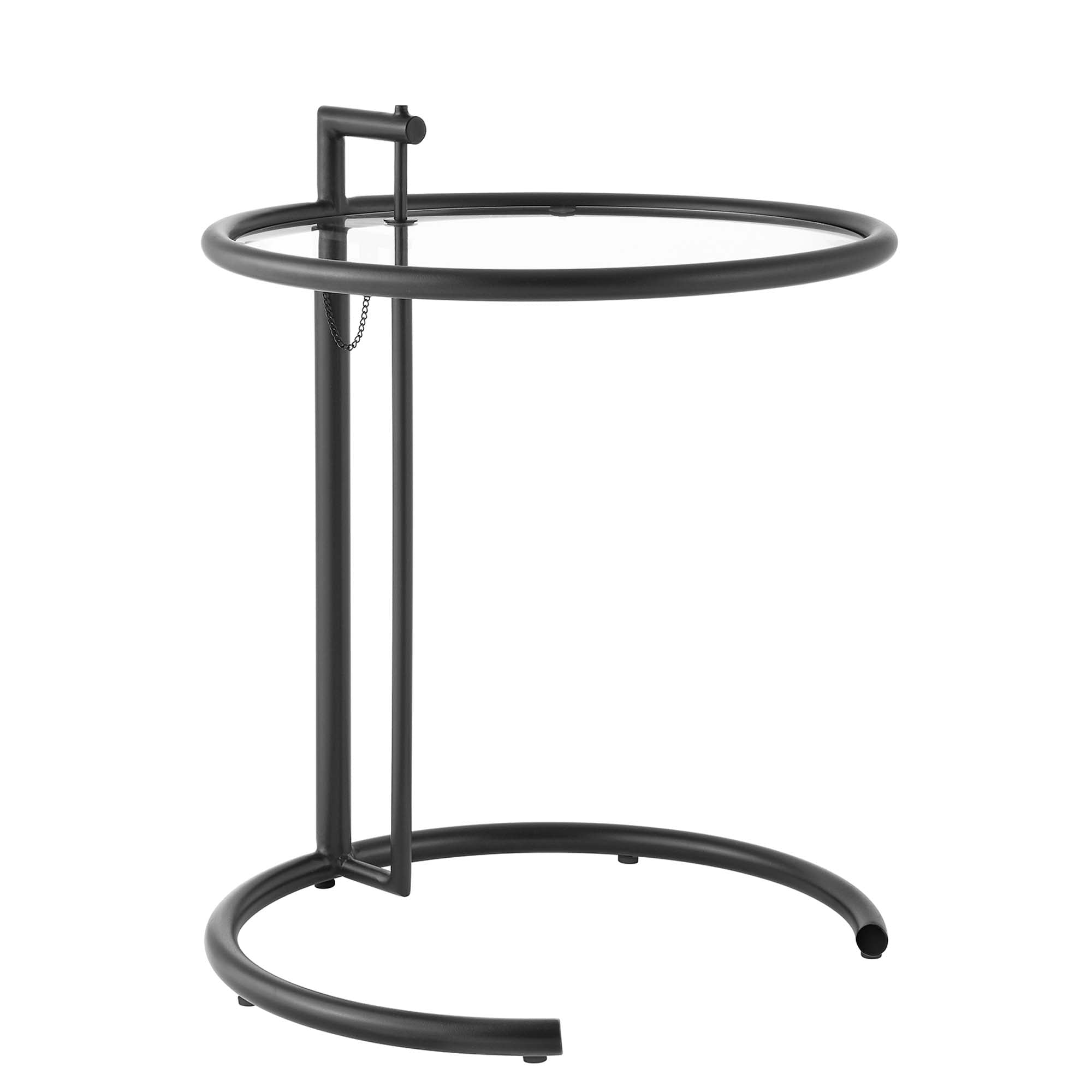 Eileen Gray Metal Side Table, Black