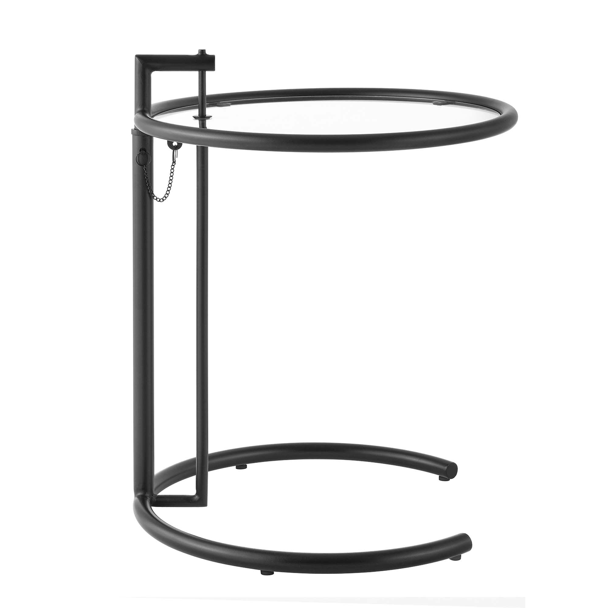 Eileen Gray Metal Side Table, Black
