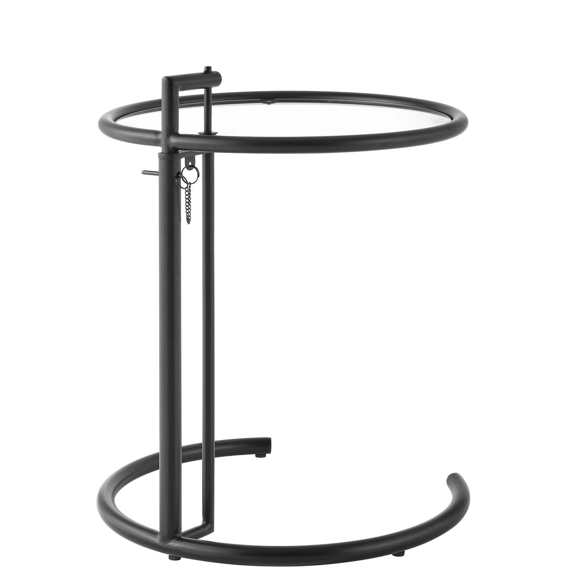 Eileen Gray Metal Side Table, Black