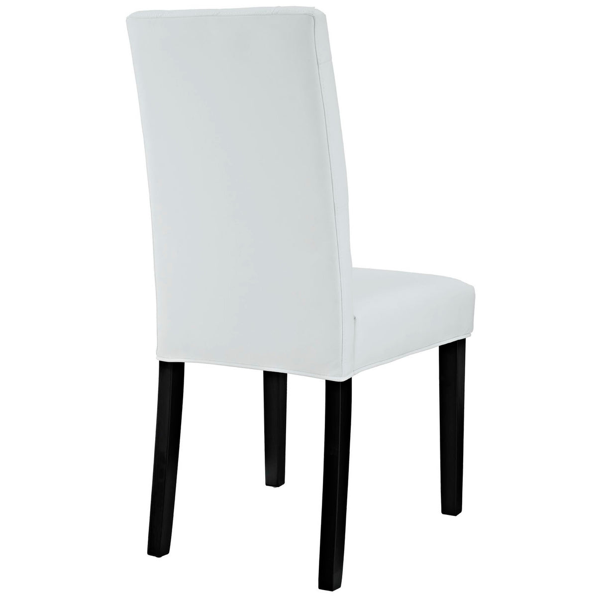 Confer Dining Vinyl Side Chair, White
