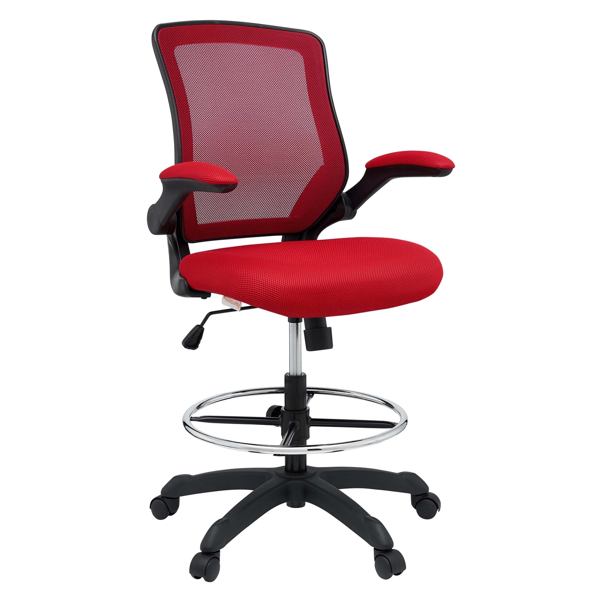 Veer Drafting Chair, Red