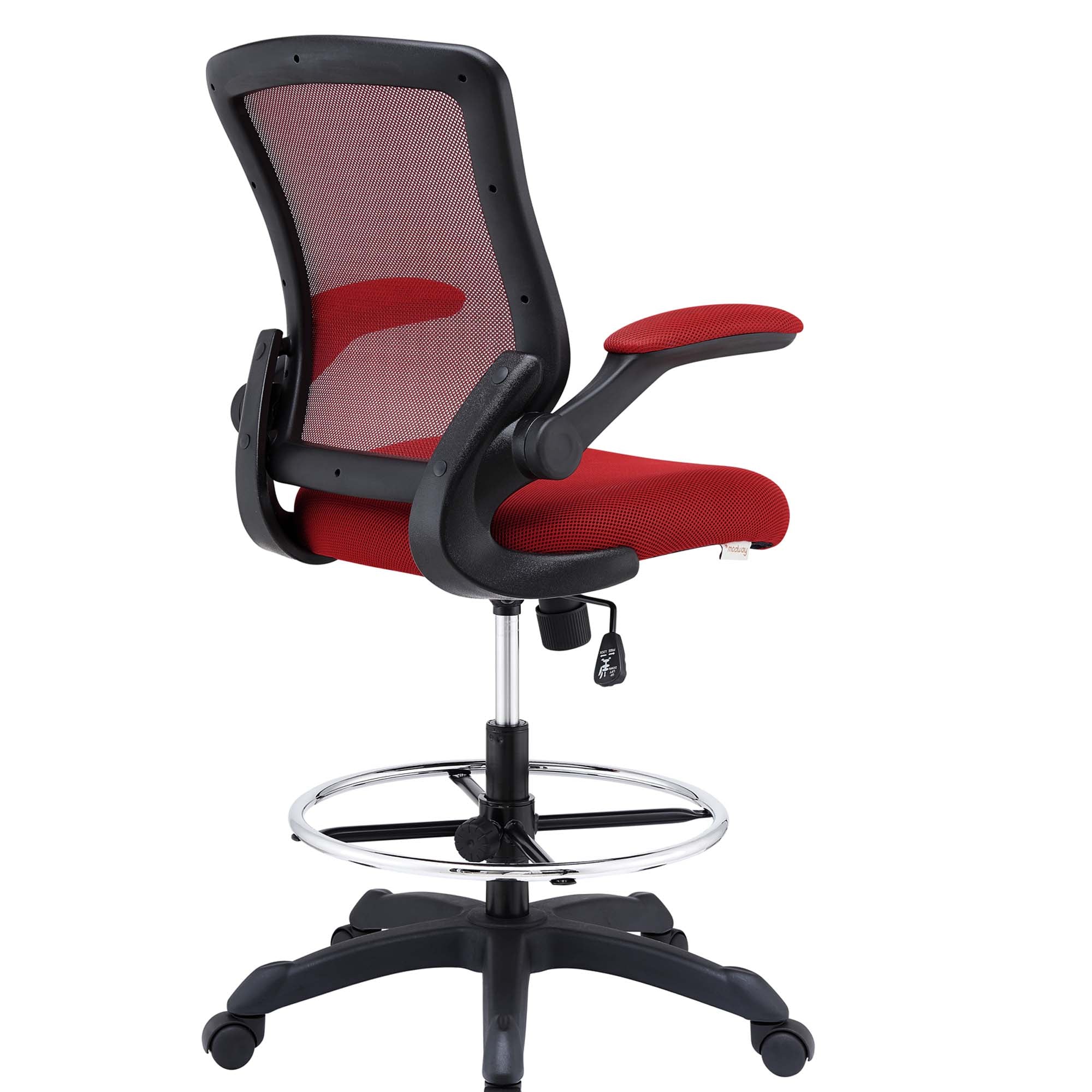 Veer Drafting Chair, Red