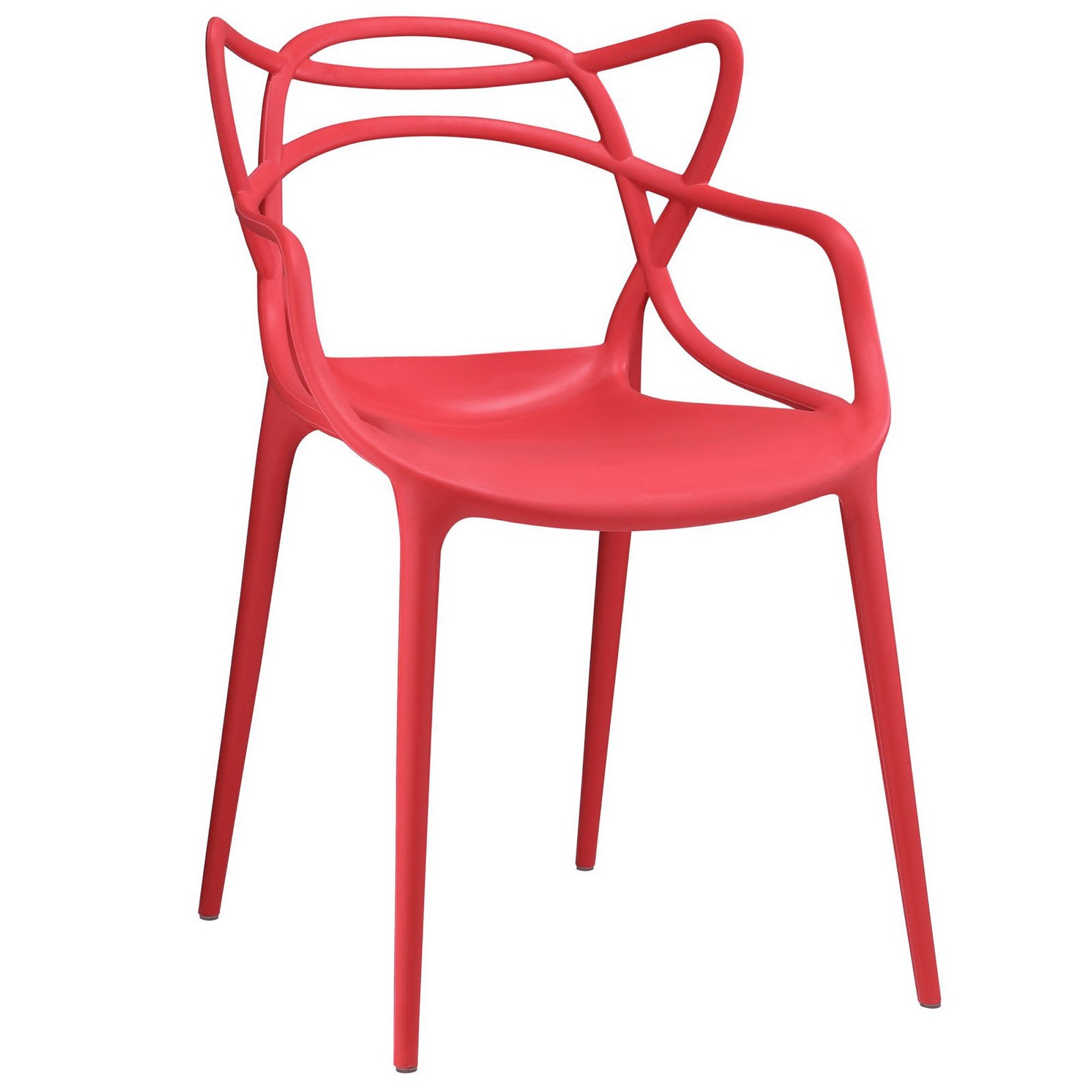 Entangled Dining Armchair, Red