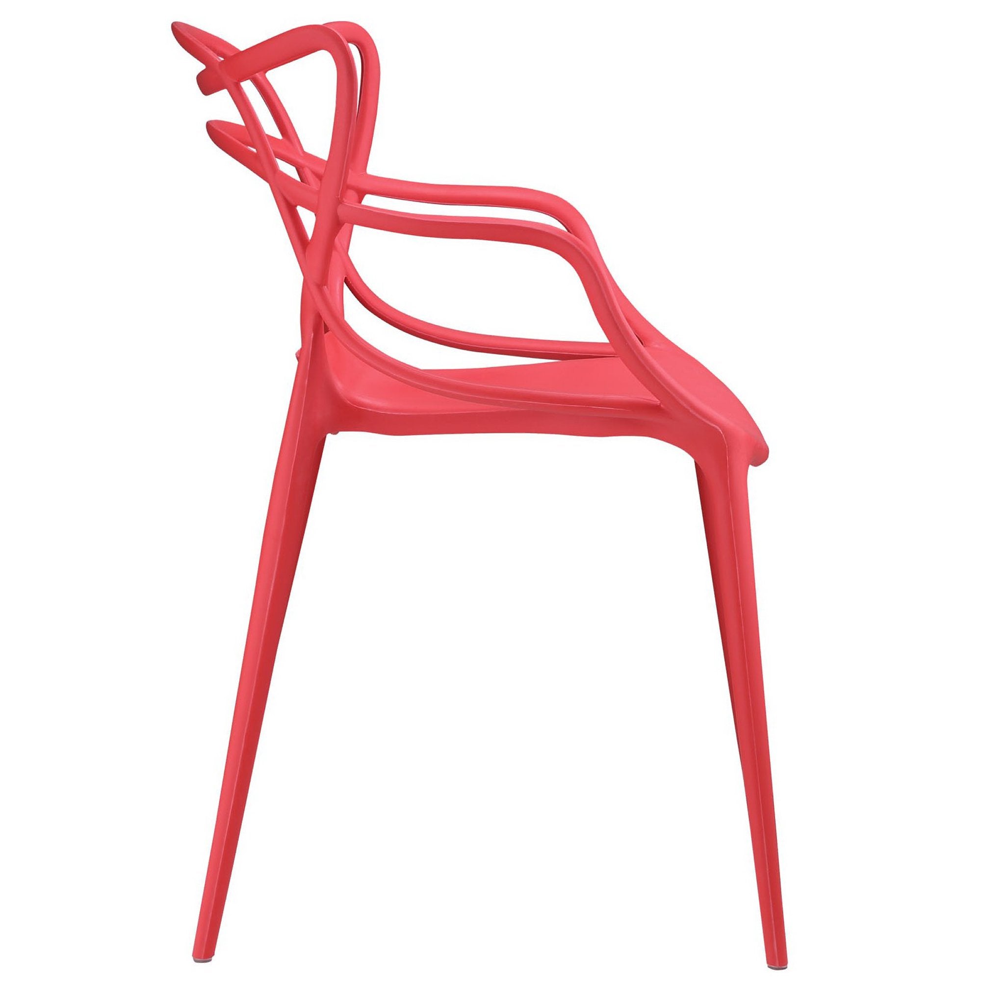 Entangled Dining Armchair, Red