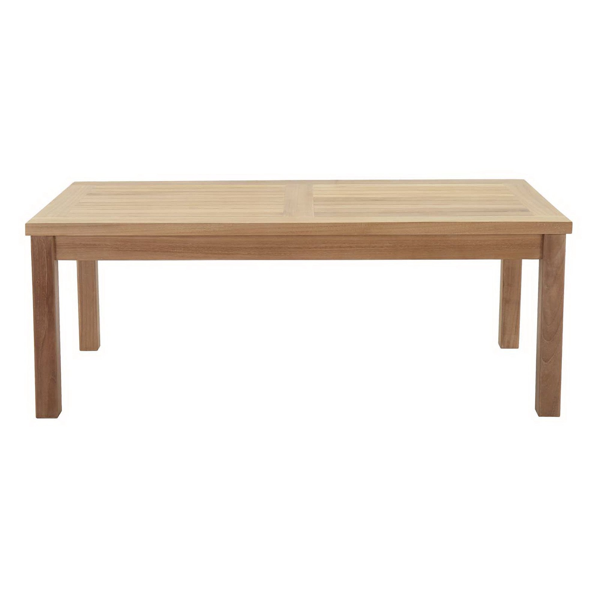 Marina 4 Piece Outdoor Patio Teak Set, Natural Gray