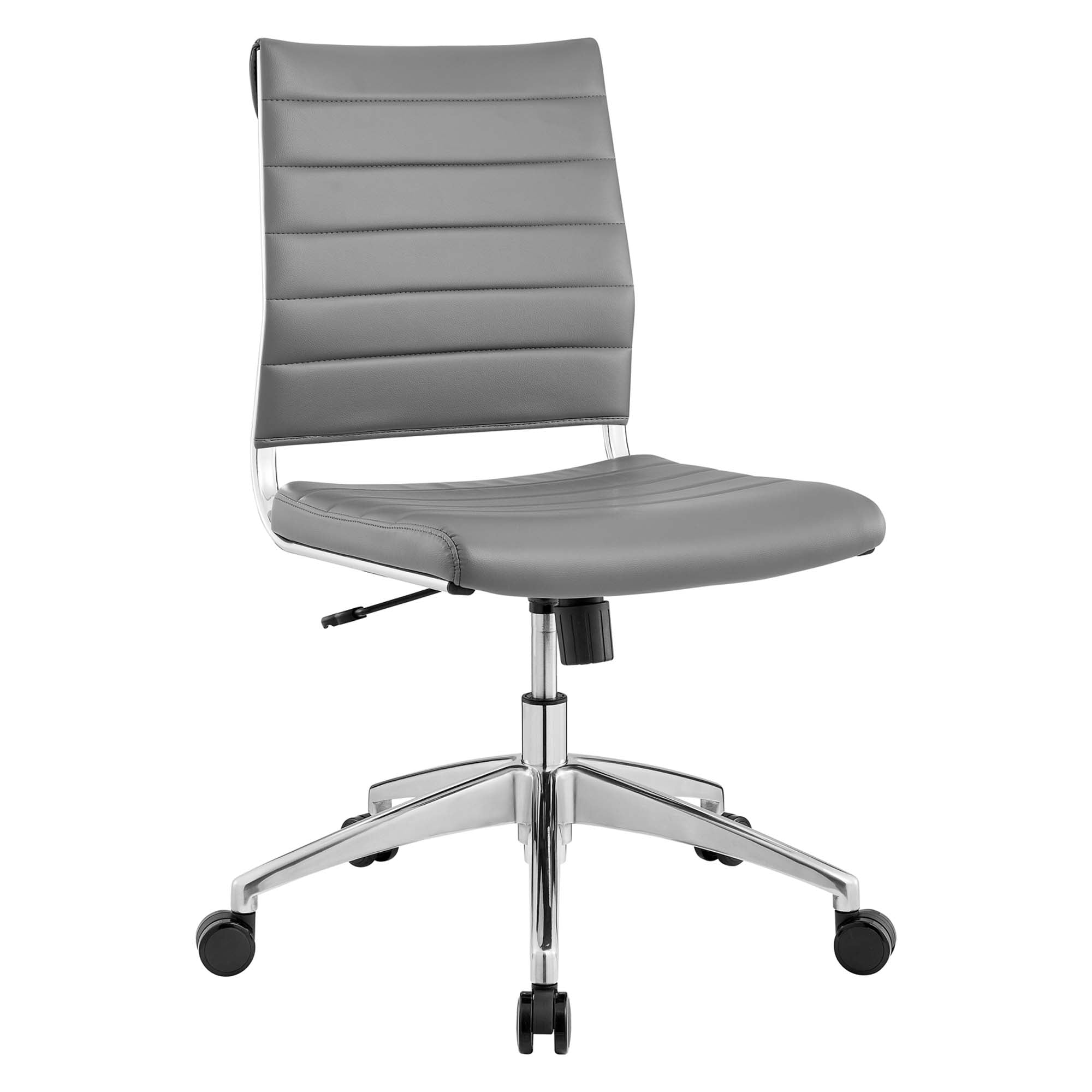 Jive Armless Mid Back Office Chair, Gray