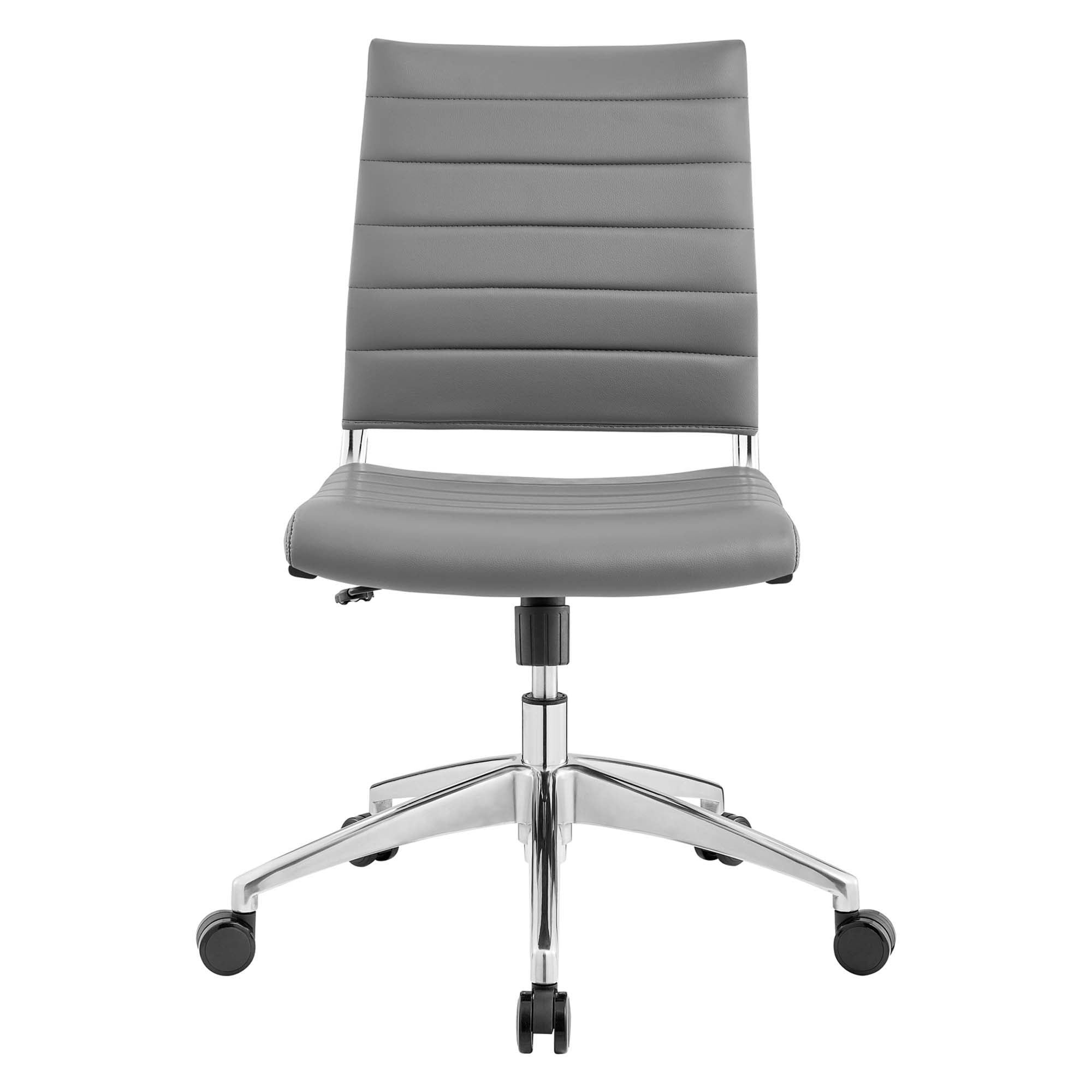 Jive Armless Mid Back Office Chair, Gray