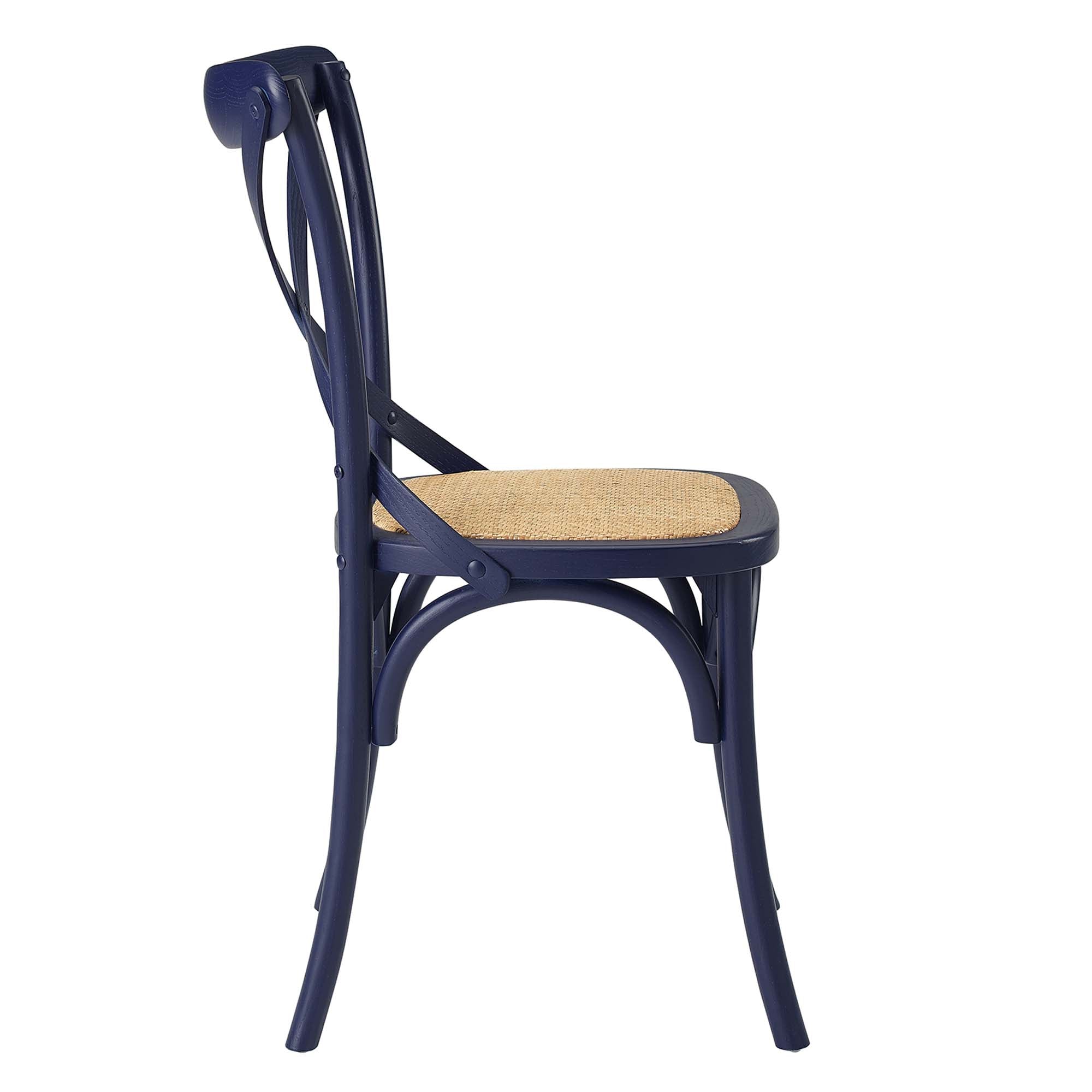 Gear Dining Side Chair, Midnight Blue
