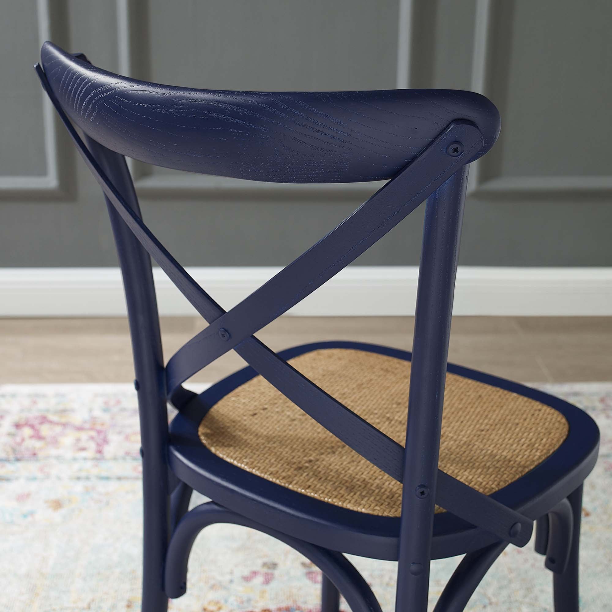 Gear Dining Side Chair, Midnight Blue
