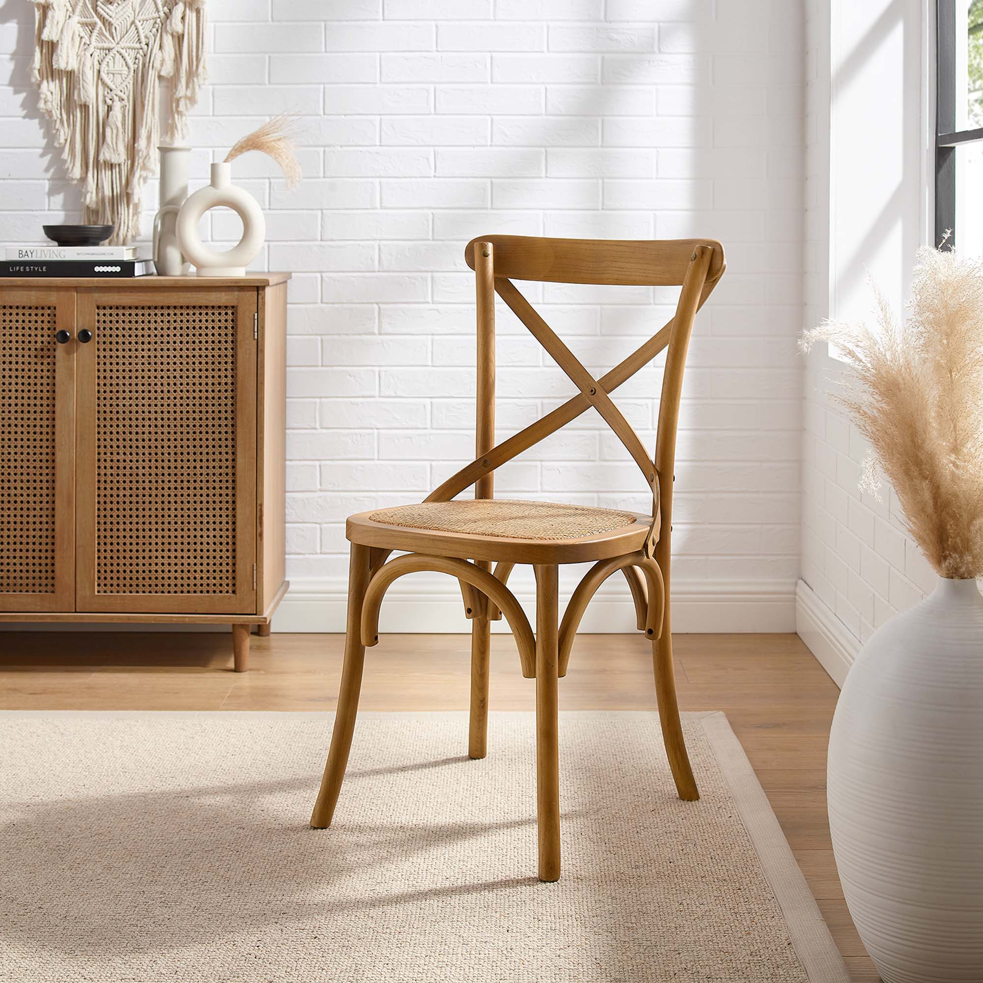 Gear Dining Side Chair, Walnut