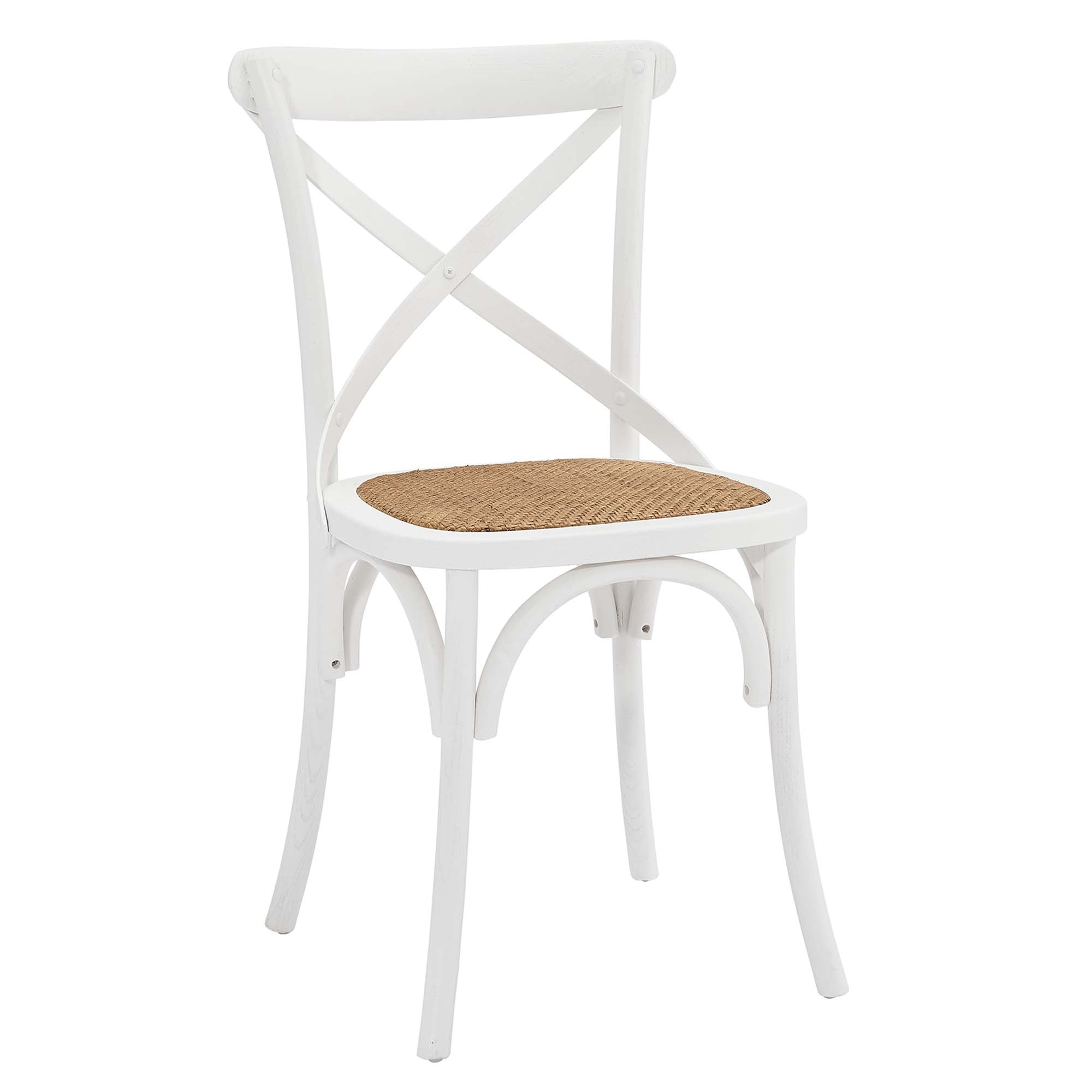 Gear Dining Side Chair, White