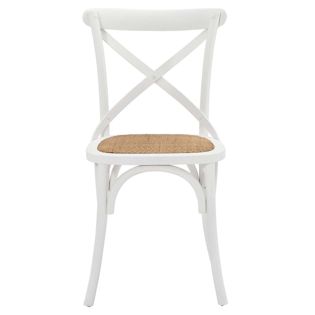 Gear Dining Side Chair, White